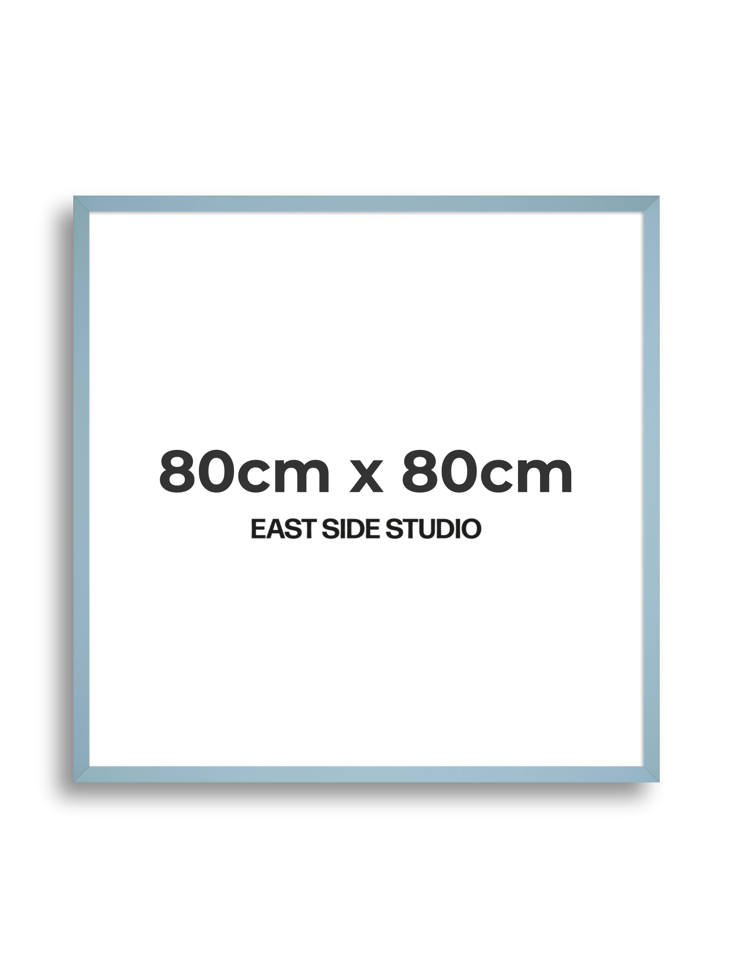 Powder Blue 80cm x 80cm picture frame
