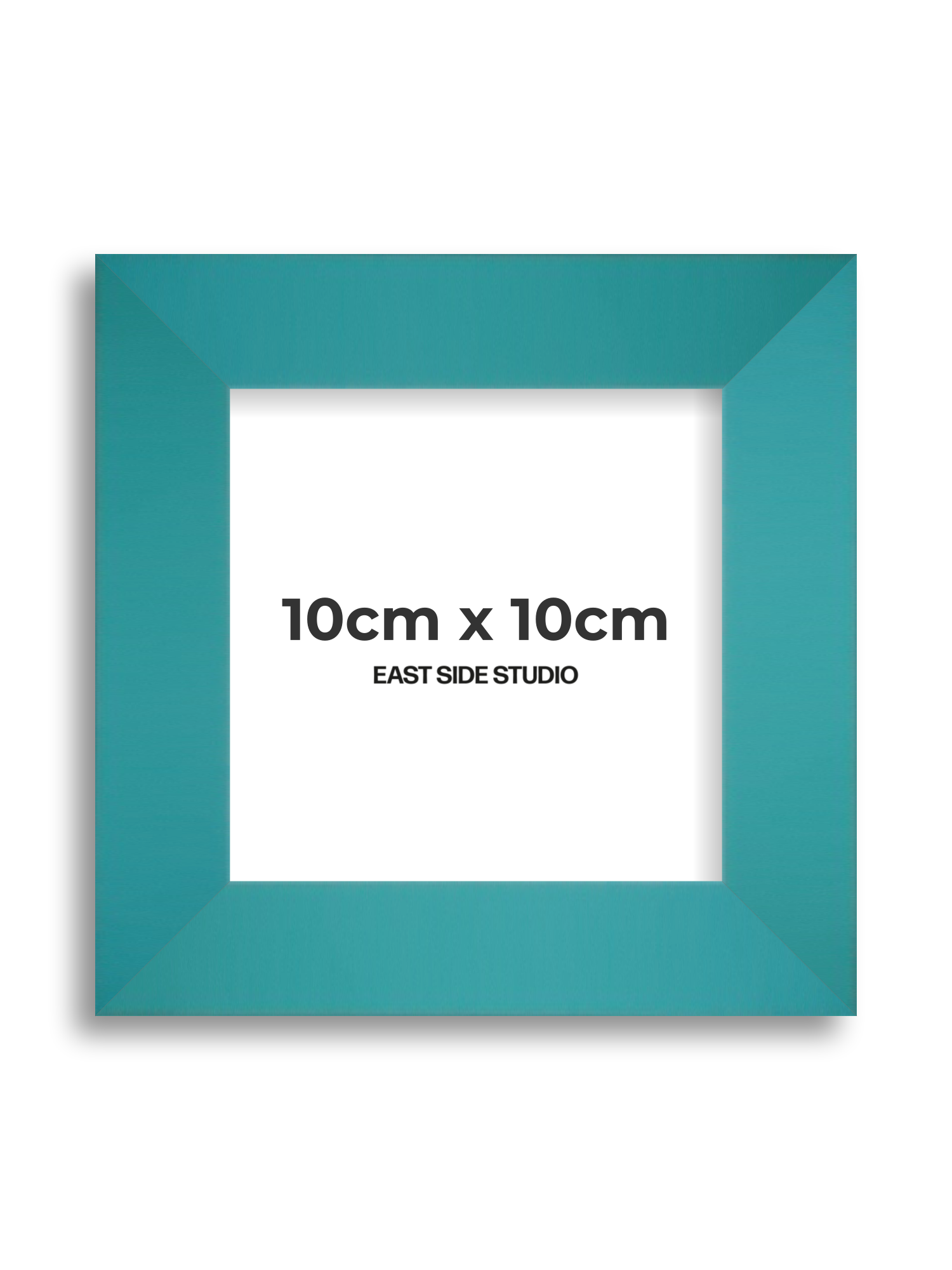 Aqua 10cm x 10cm picture frame