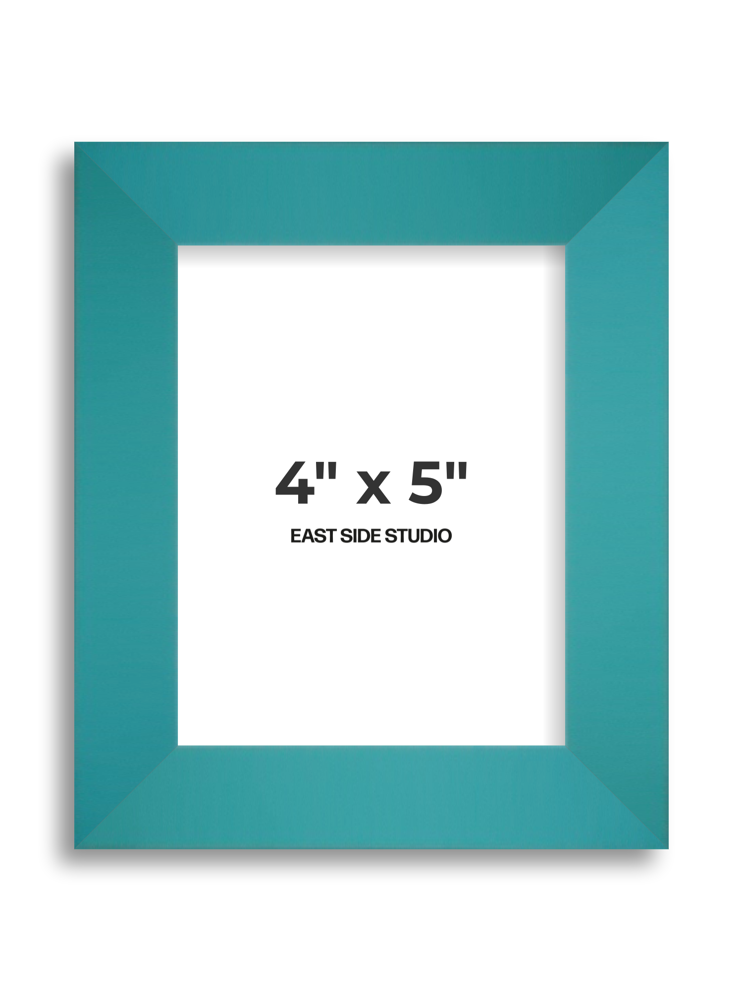 Aqua 4" x 5" picture frame