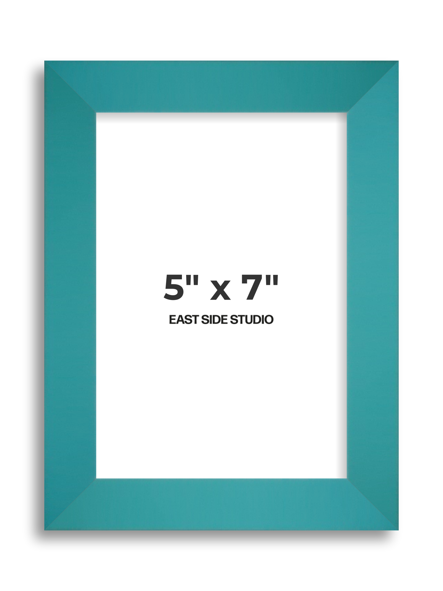 Aqua 5" x 7" picture frame