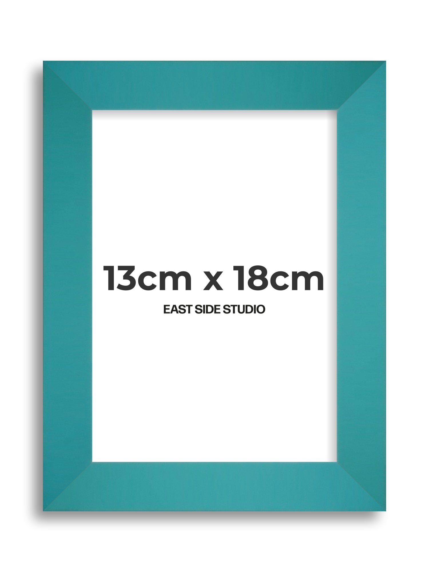 Aqua 13cm x 18cm picture frame