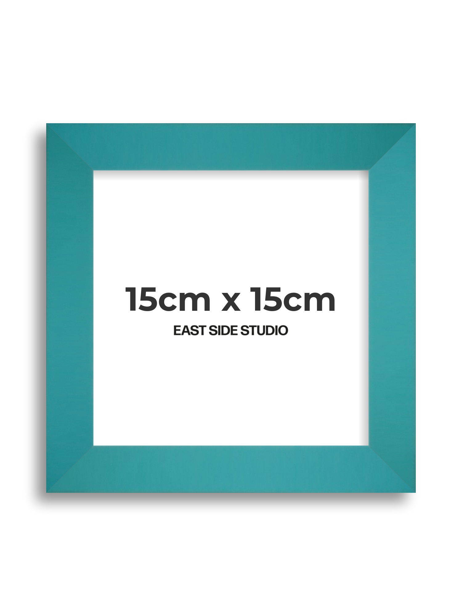 Aqua 15cm x 15cm picture frame