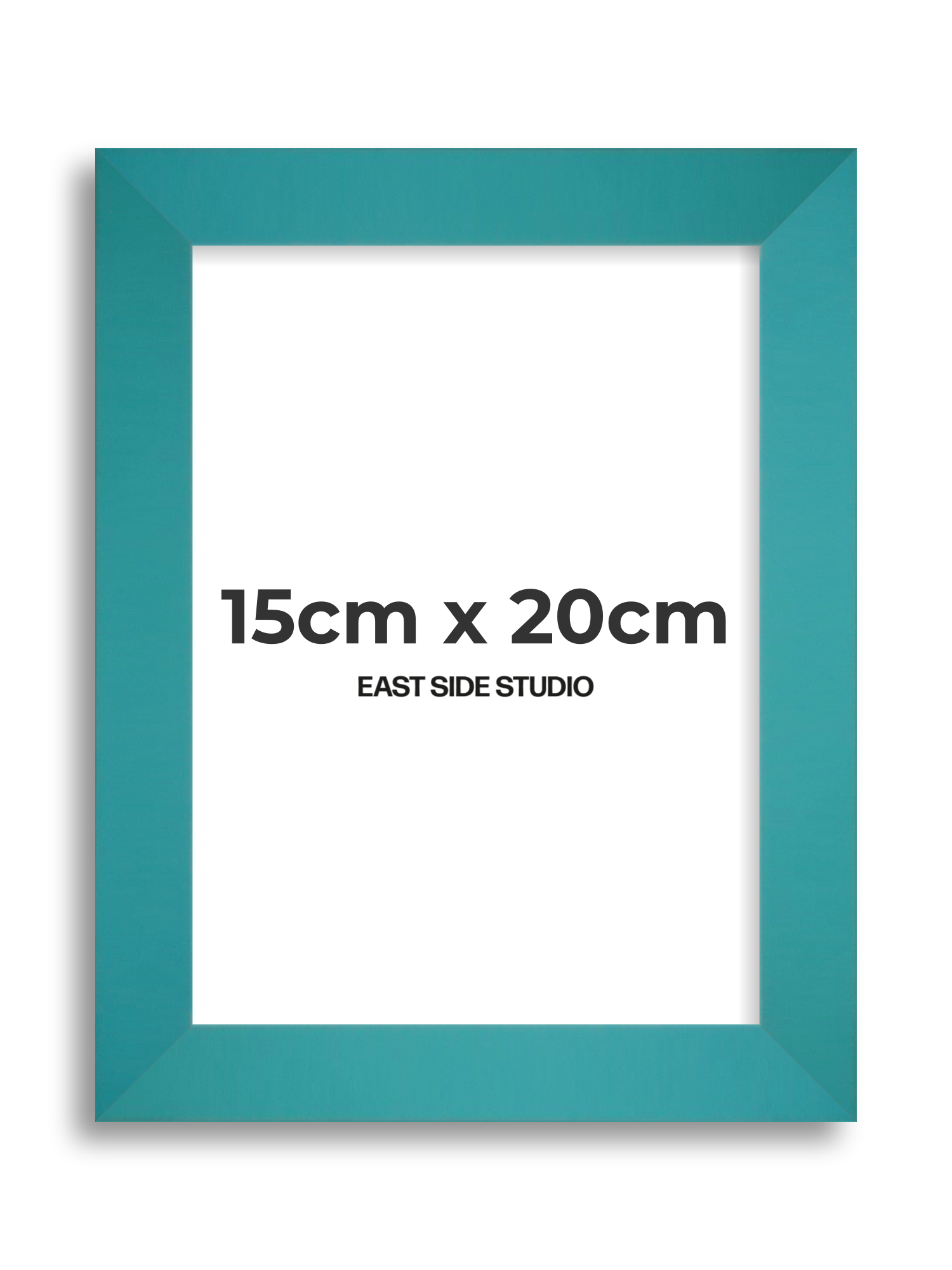 Aqua 15cm x 20cm picture frame