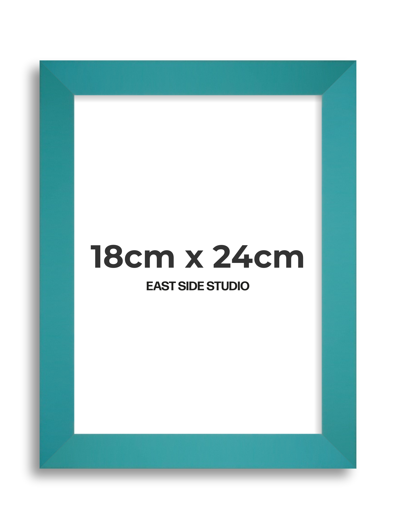 Aqua 18cm x 24cm picture frame