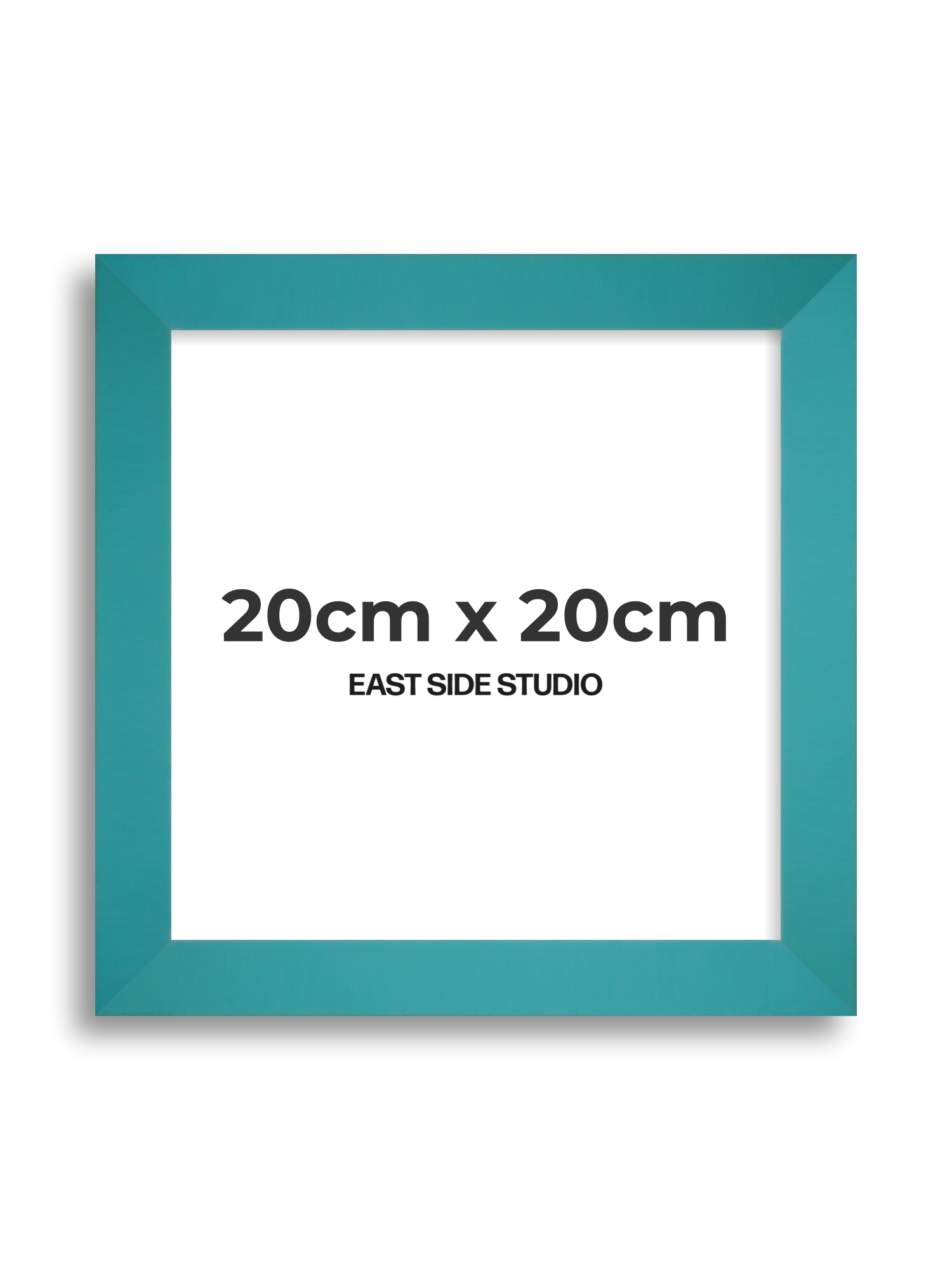 Aqua 20cm x 20cm picture frame