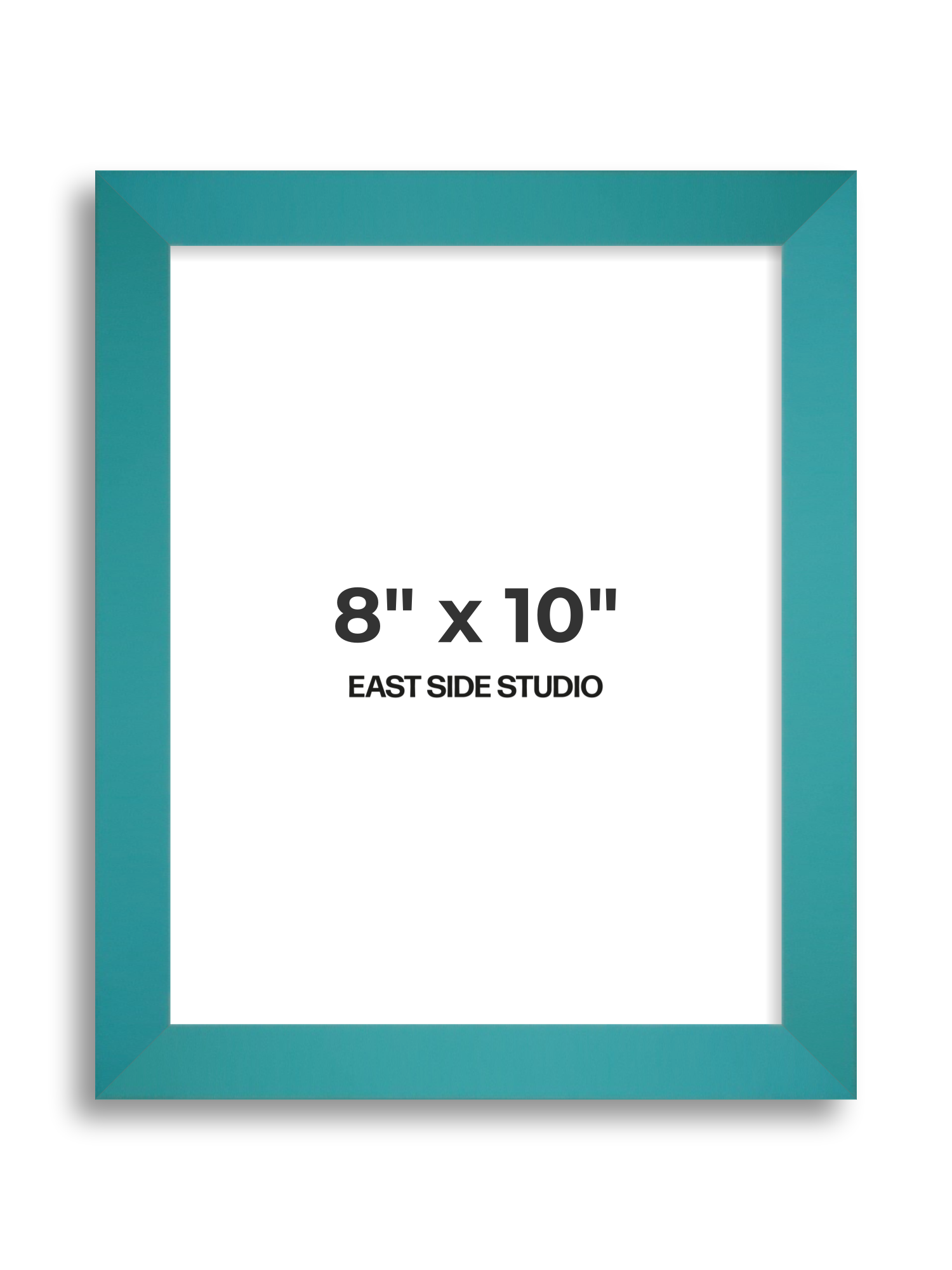Aqua 8" x 10" picture frame