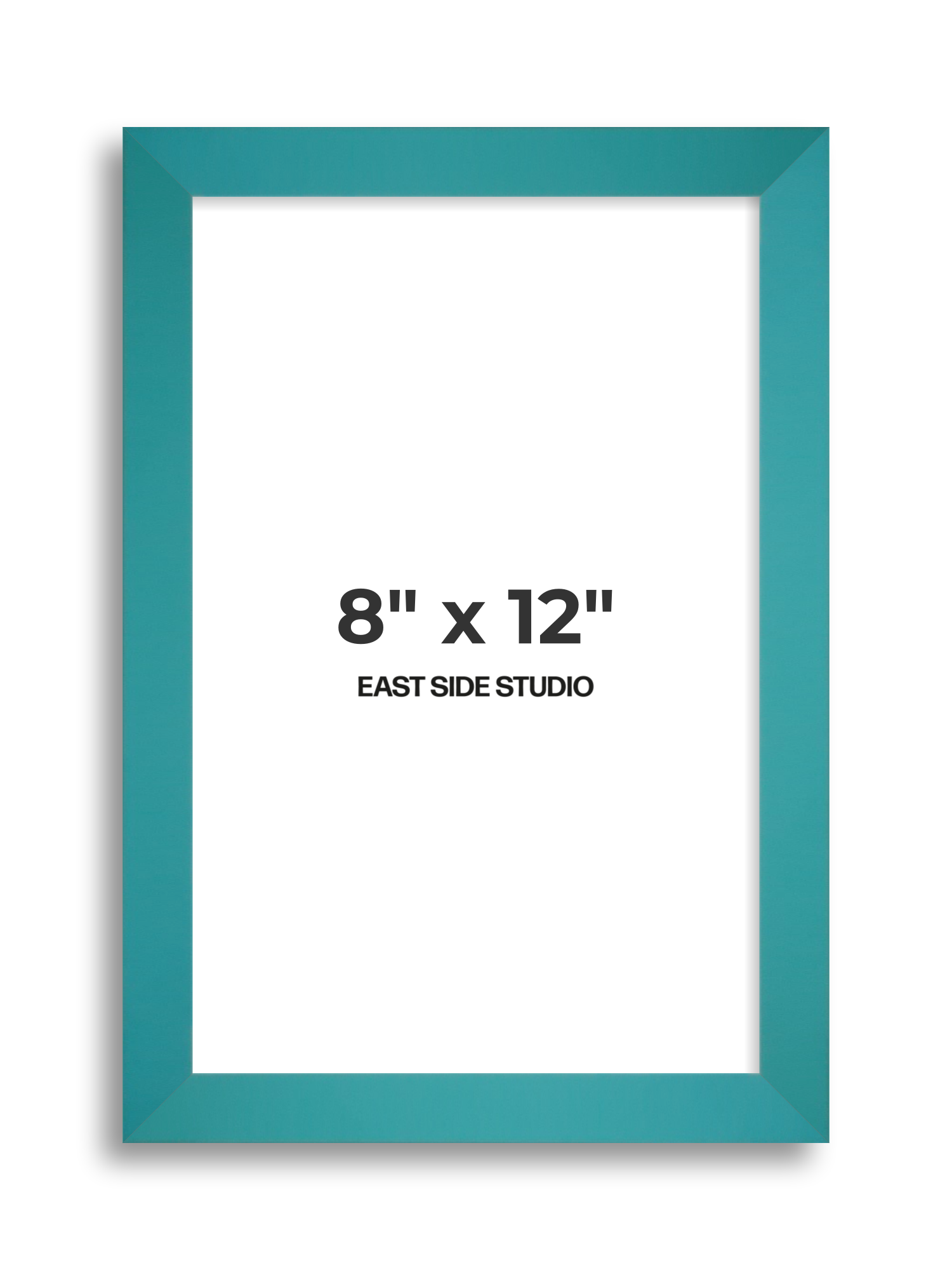 Aqua 8" x 12" picture frame
