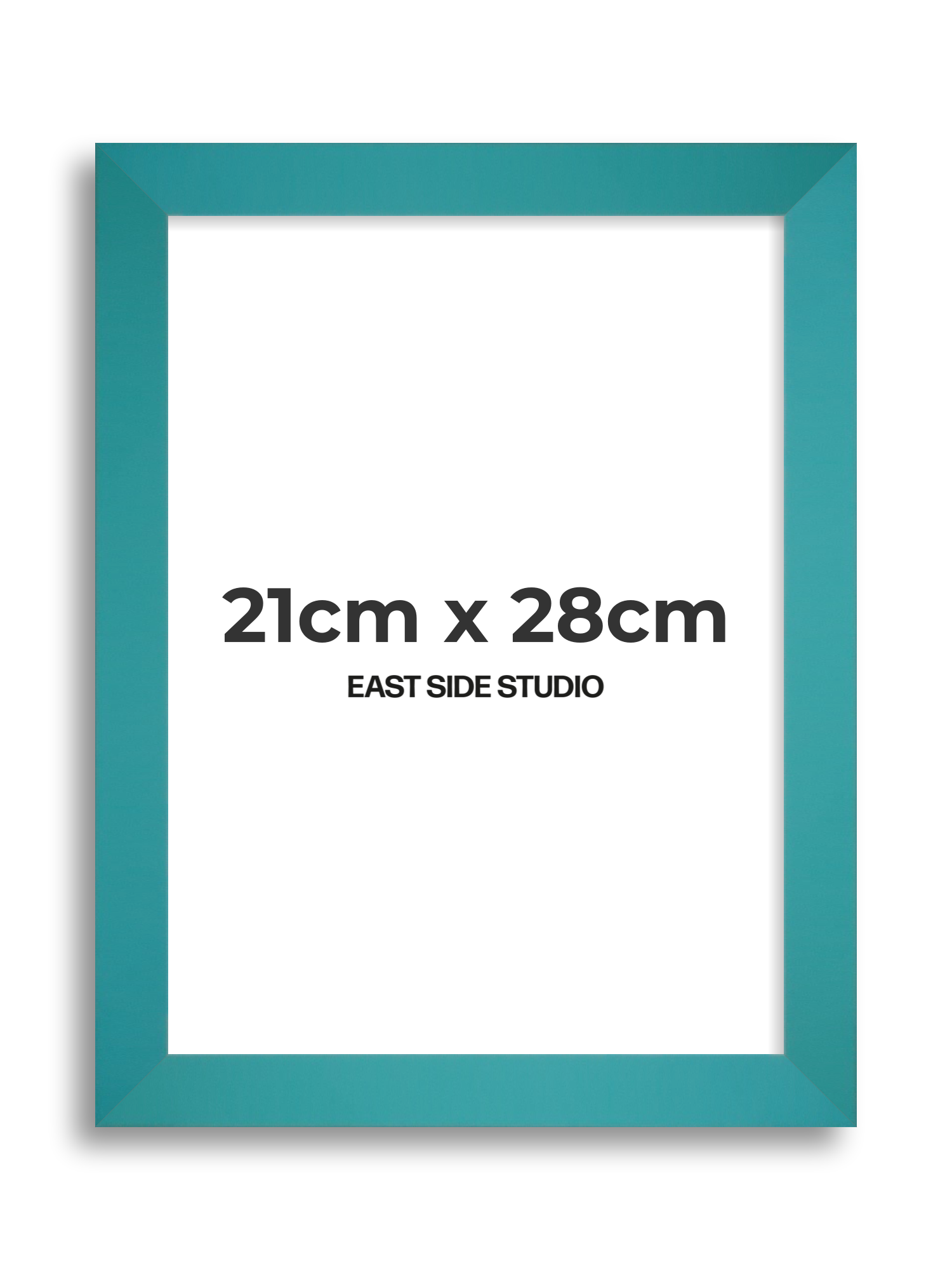 Aqua 21cm x 28cm picture frame