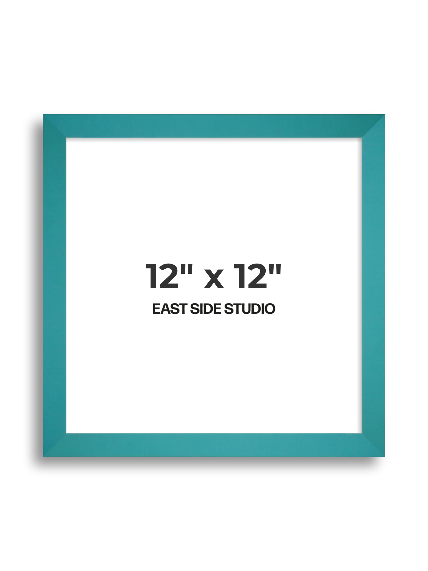 Aqua 12" x 12" picture frame