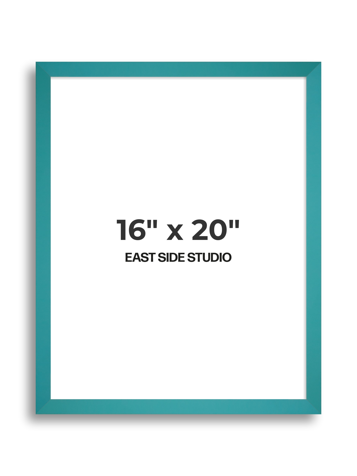 Aqua 16" x 20" picture frame