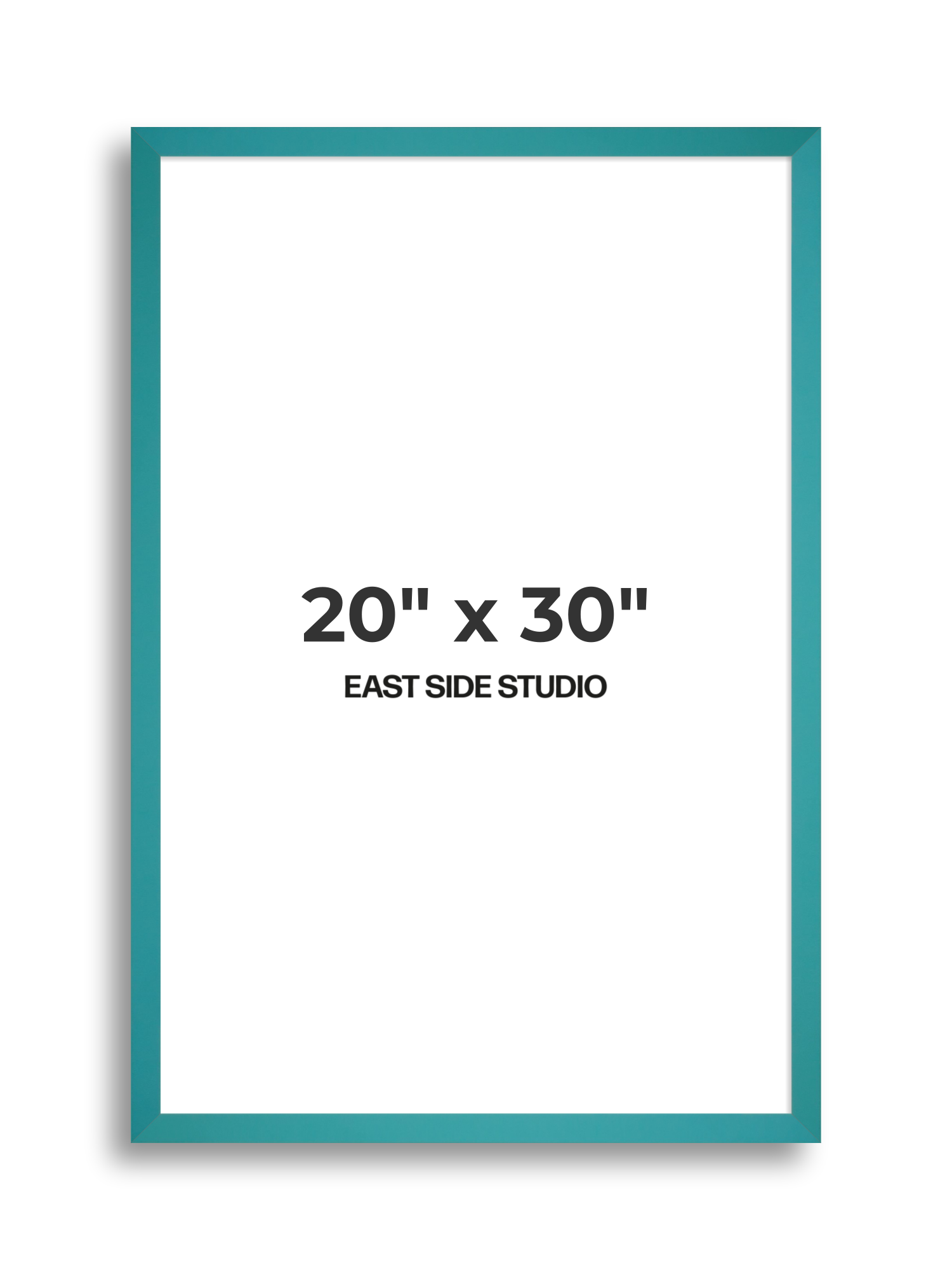 Aqua 20" x 30" picture frame