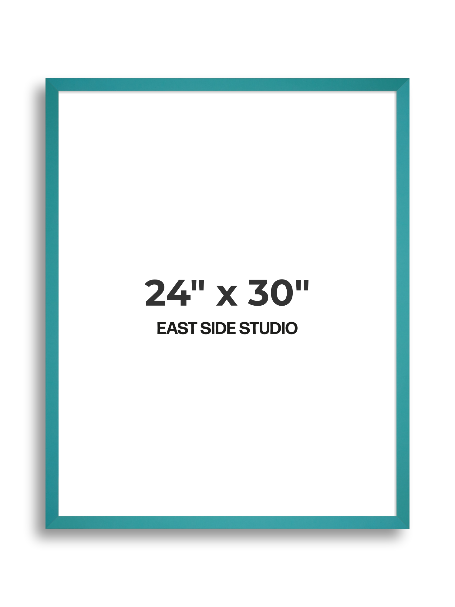 Aqua 24" x 30" picture frame