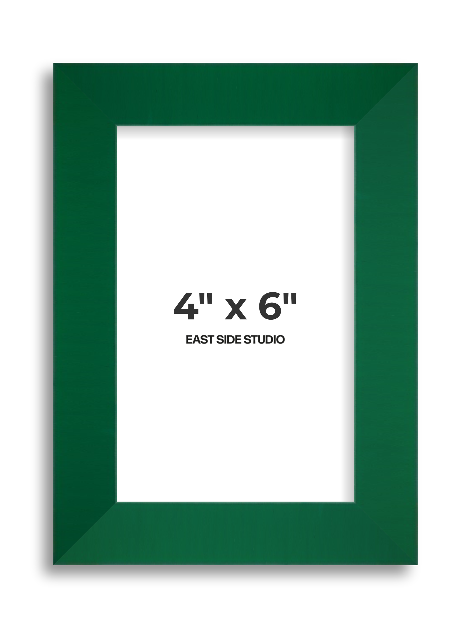 Emerald Green 4" x 6" picture frame