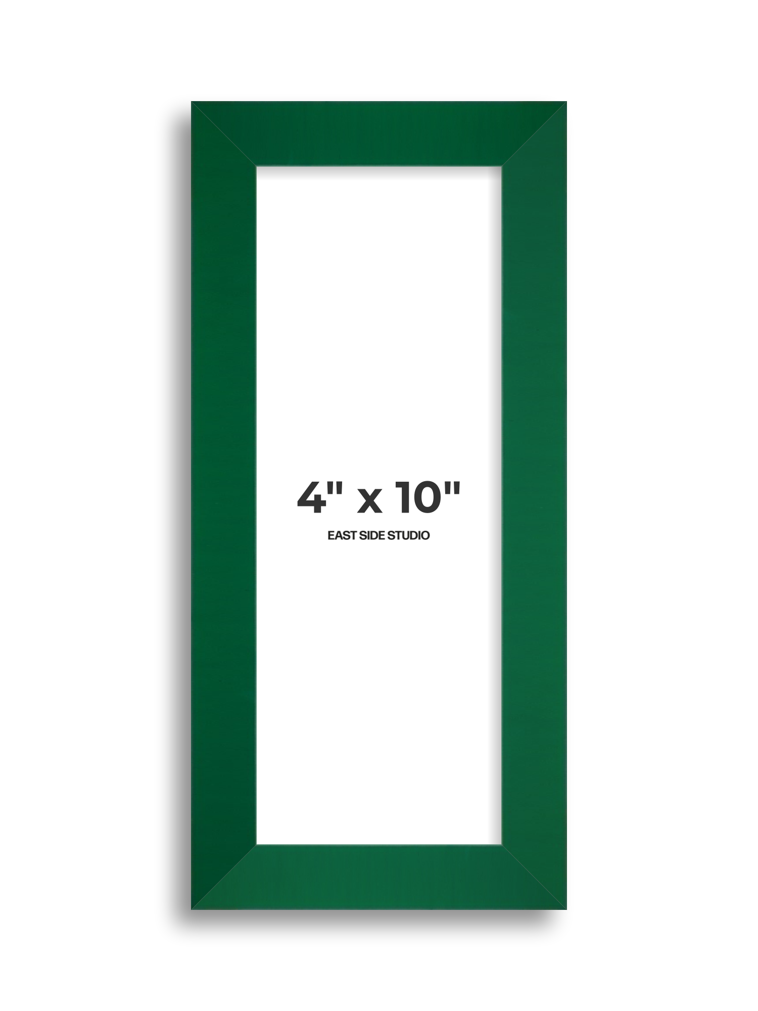 Emerald Green 4" x 10" picture frame