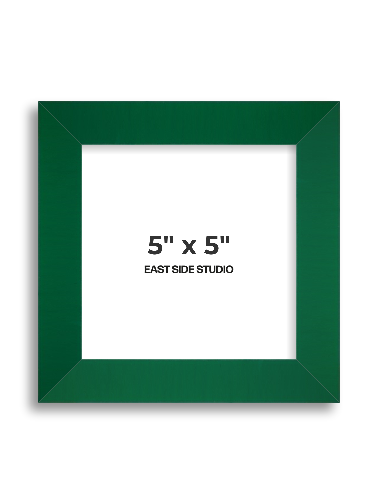 Emerald Green 5" x 5" picture frame