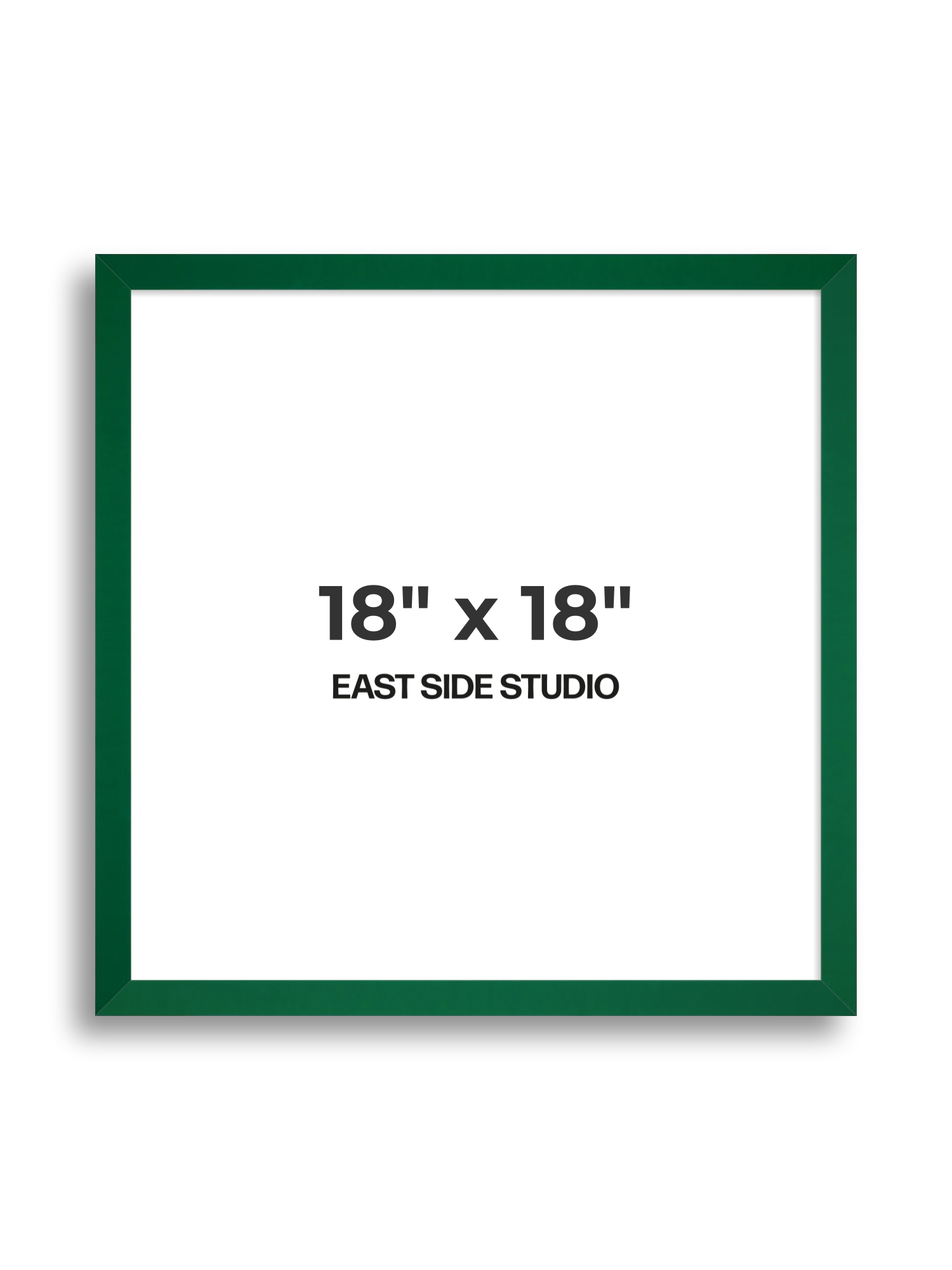 Emerald Green 18" x 18" picture frame
