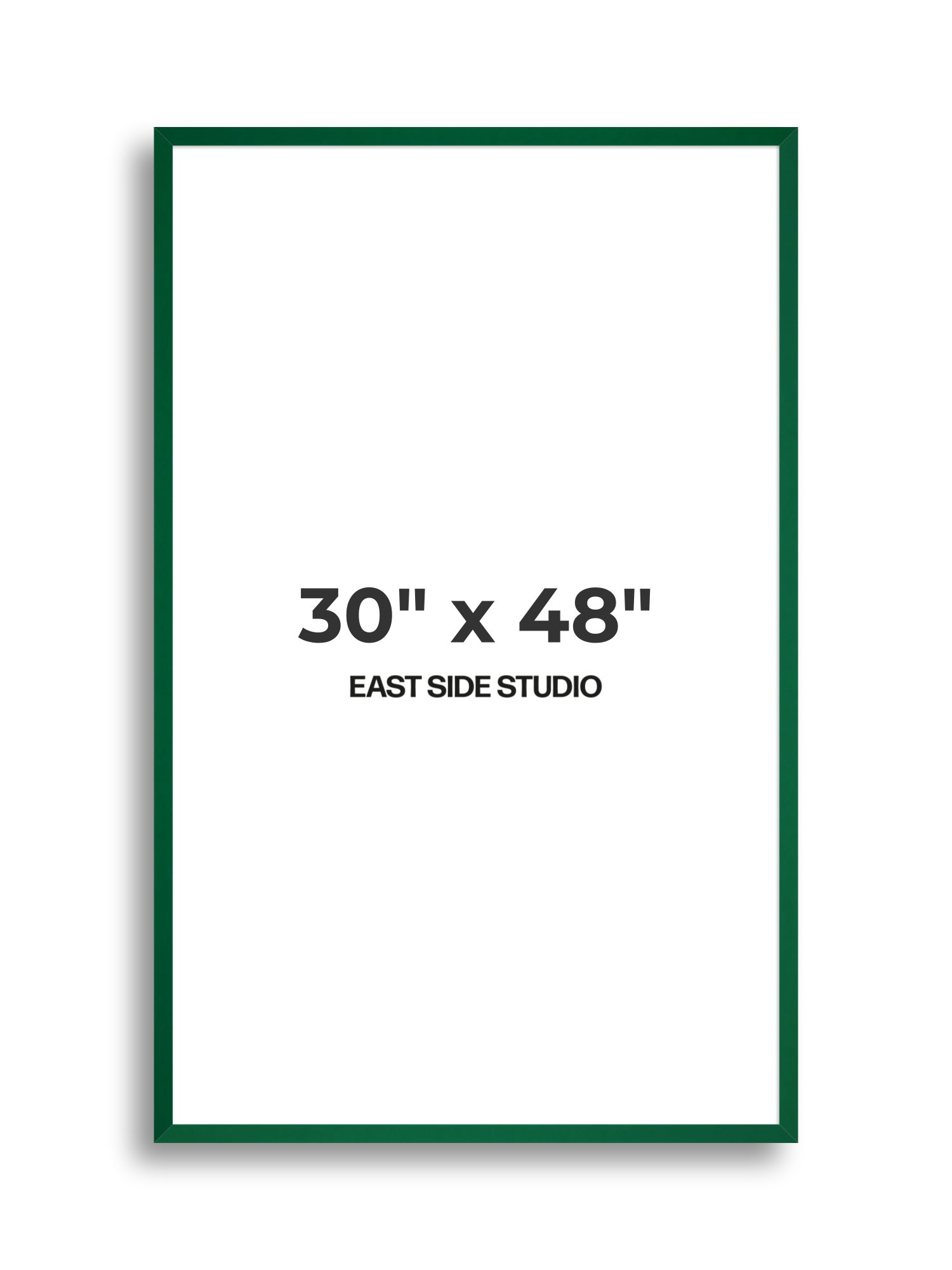 Emerald Green 30" x 48" picture frame