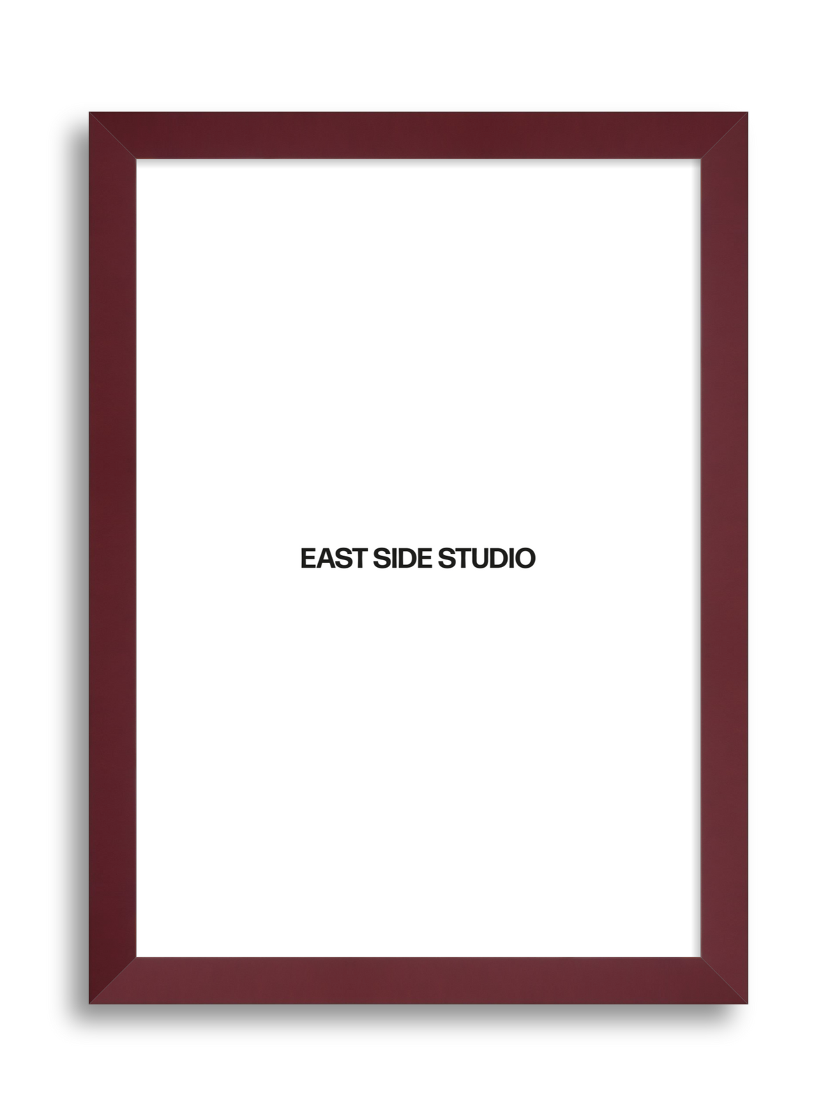 Burgundy - Wide picture frame