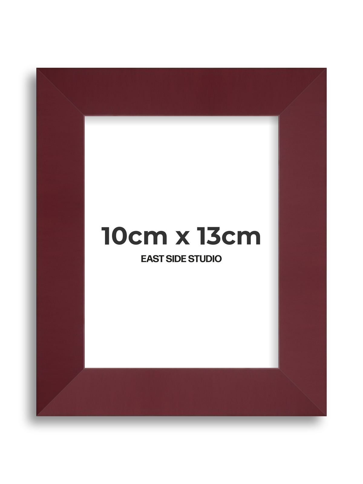 Burgundy 10cm x 13cm picture frame