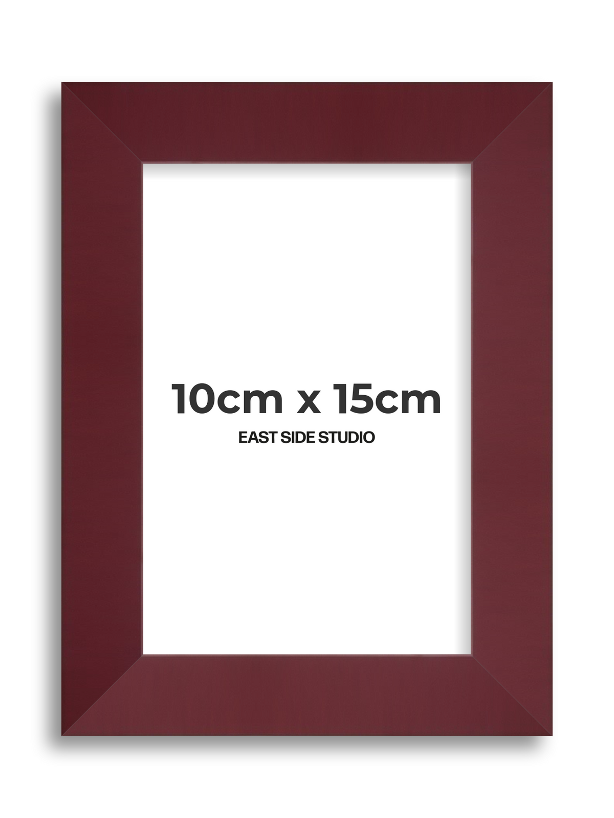 Burgundy 10cm x 15cm picture frame