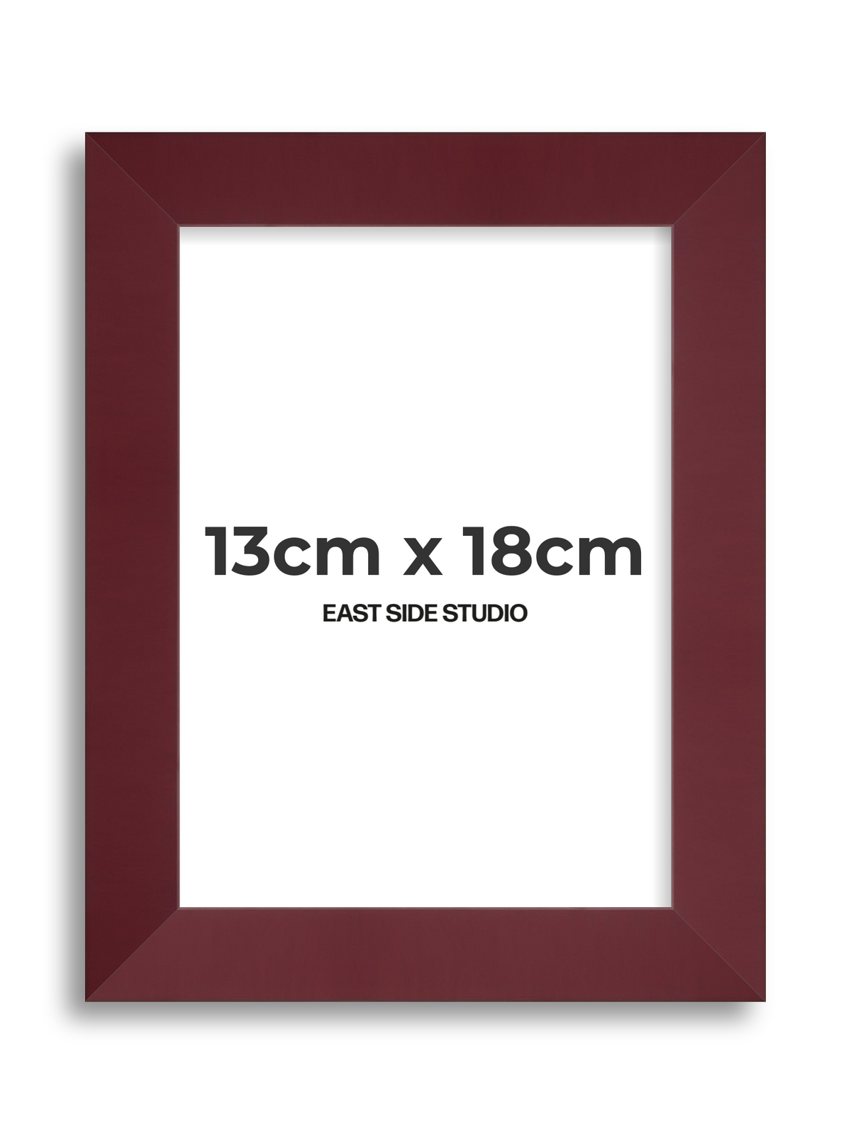 Burgundy 13cm x 18cm picture frame