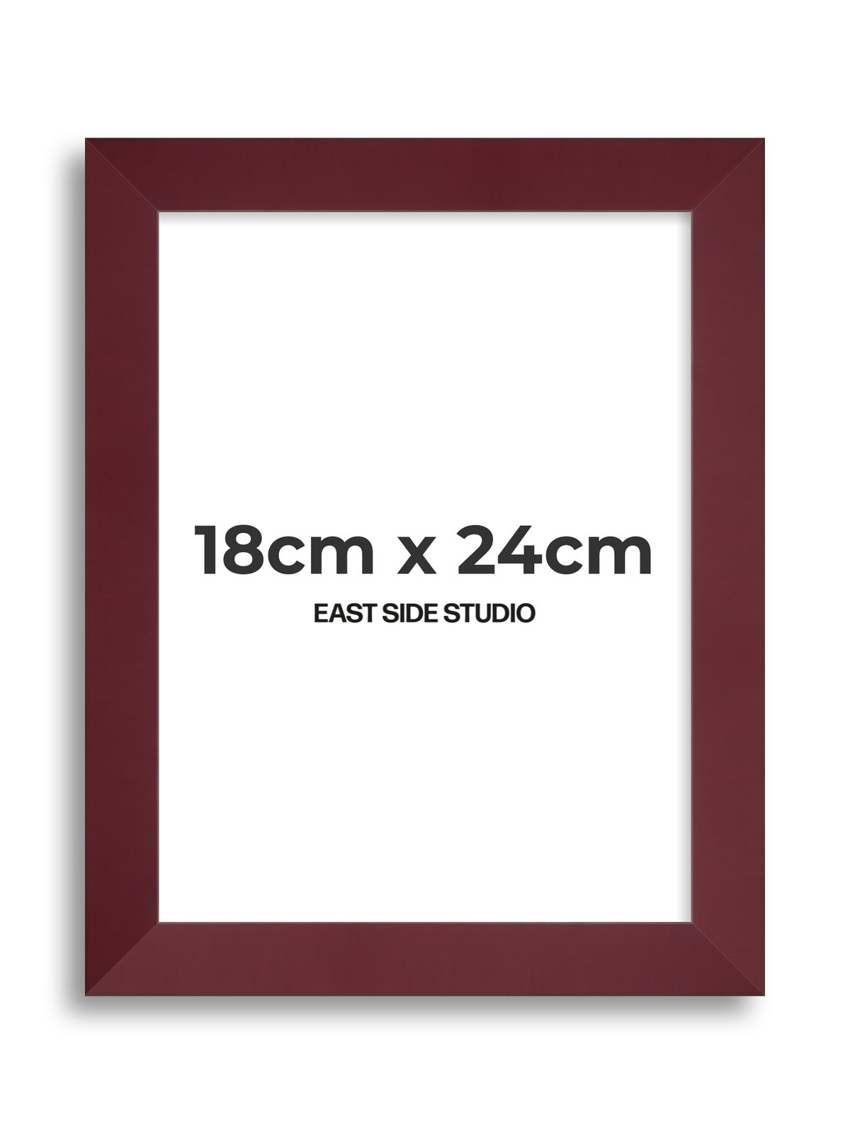 Burgundy 18cm x 24cm picture frame