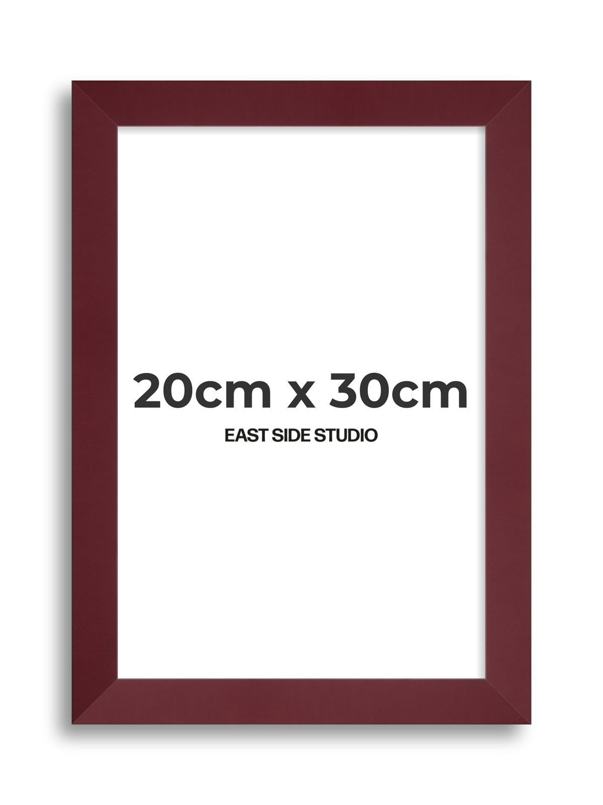 Burgundy 20cm x 30cm picture frame