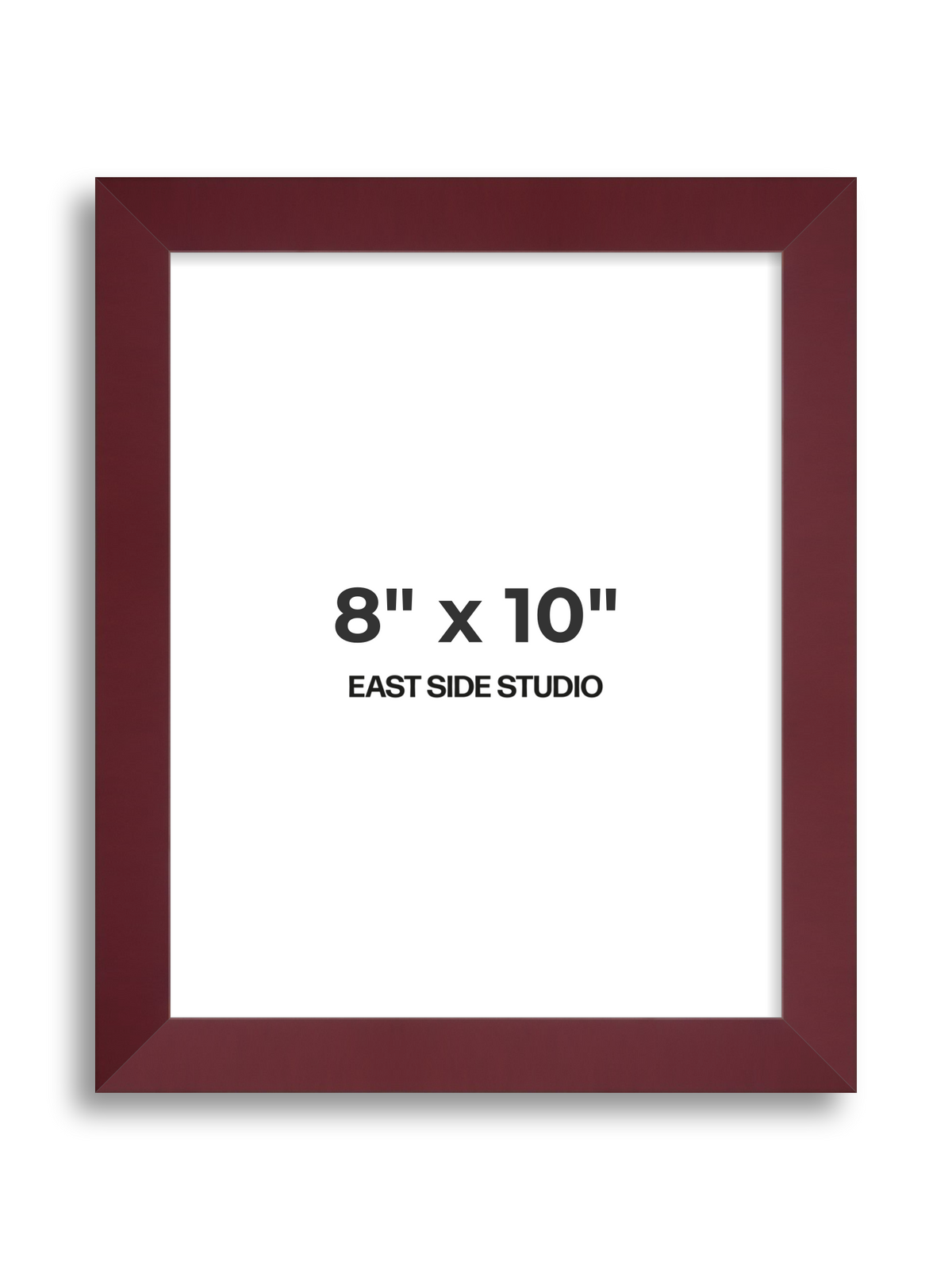 Burgundy 8" x 10" picture frame