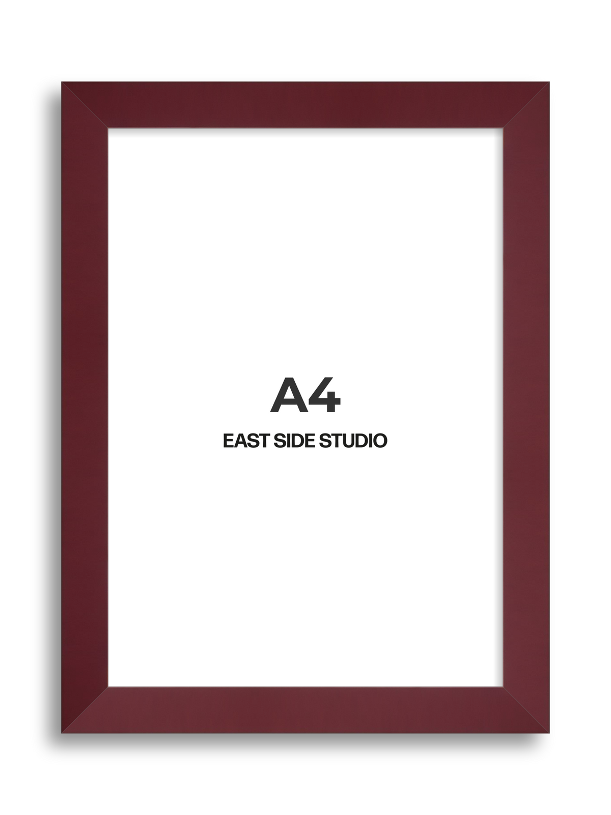 Burgundy A4 picture frame