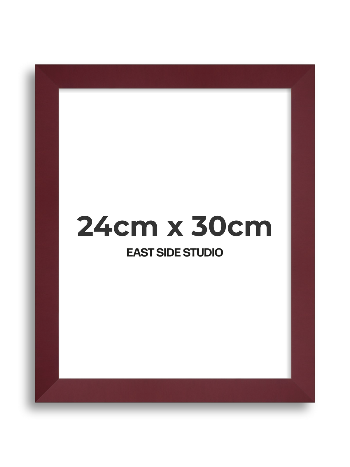Burgundy 24cm x 30cm picture frame