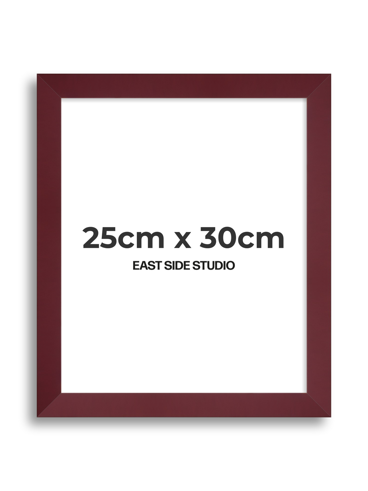 Burgundy 25cm x 30cm picture frame