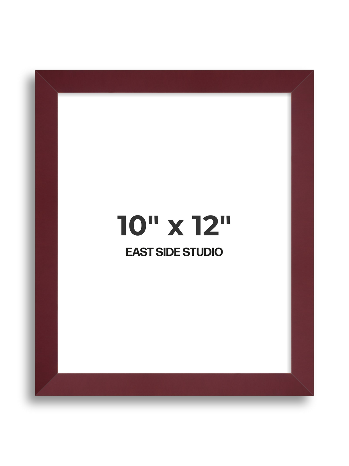 Burgundy 10" x 12" picture frame