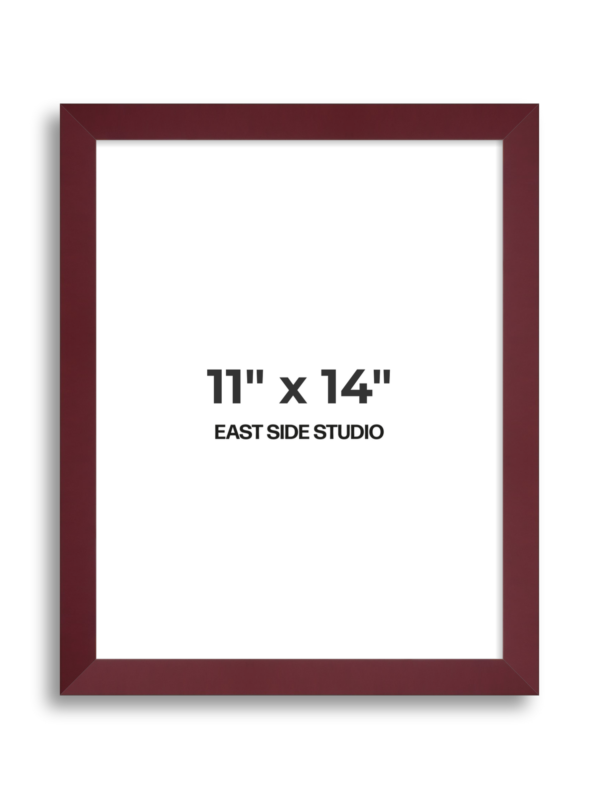 Burgundy 11" x 14" picture frame