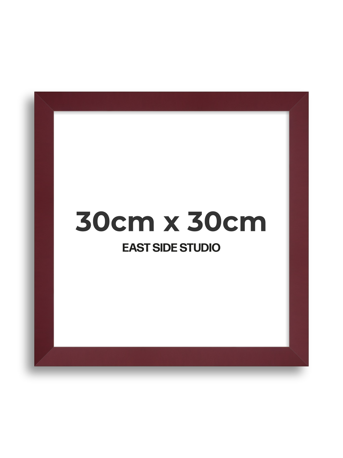 Burgundy 30cm x 30cm picture frame