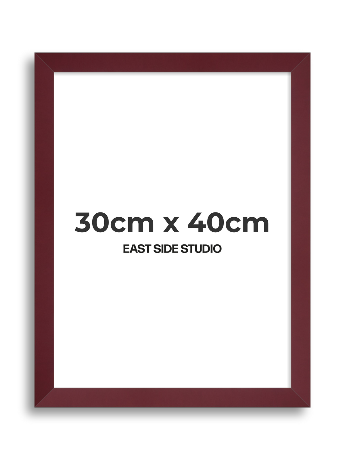 Burgundy 30cm x 40cm picture frame