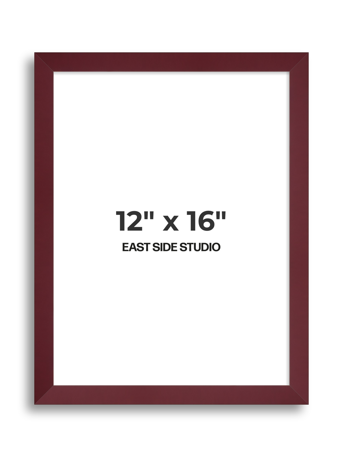 Burgundy 12" x 16" picture frame