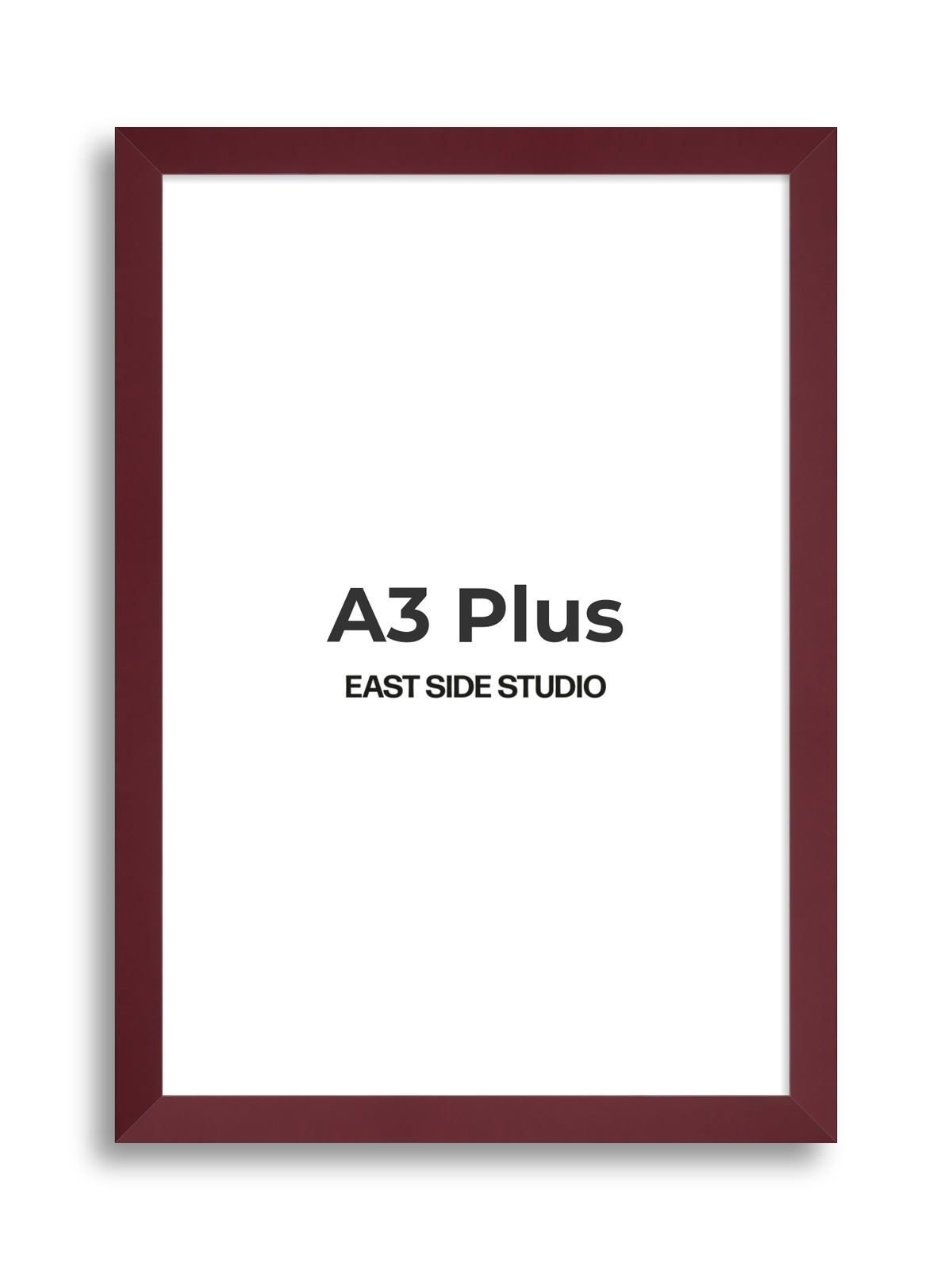 Burgundy A3 Plus picture frame