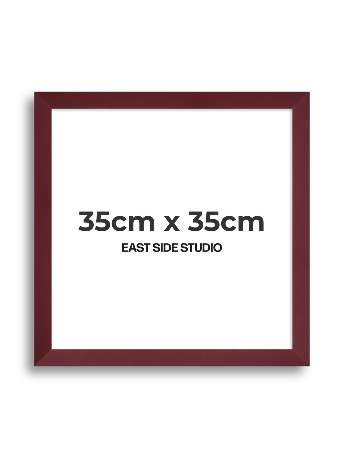 Burgundy 35cm x 35cm picture frame