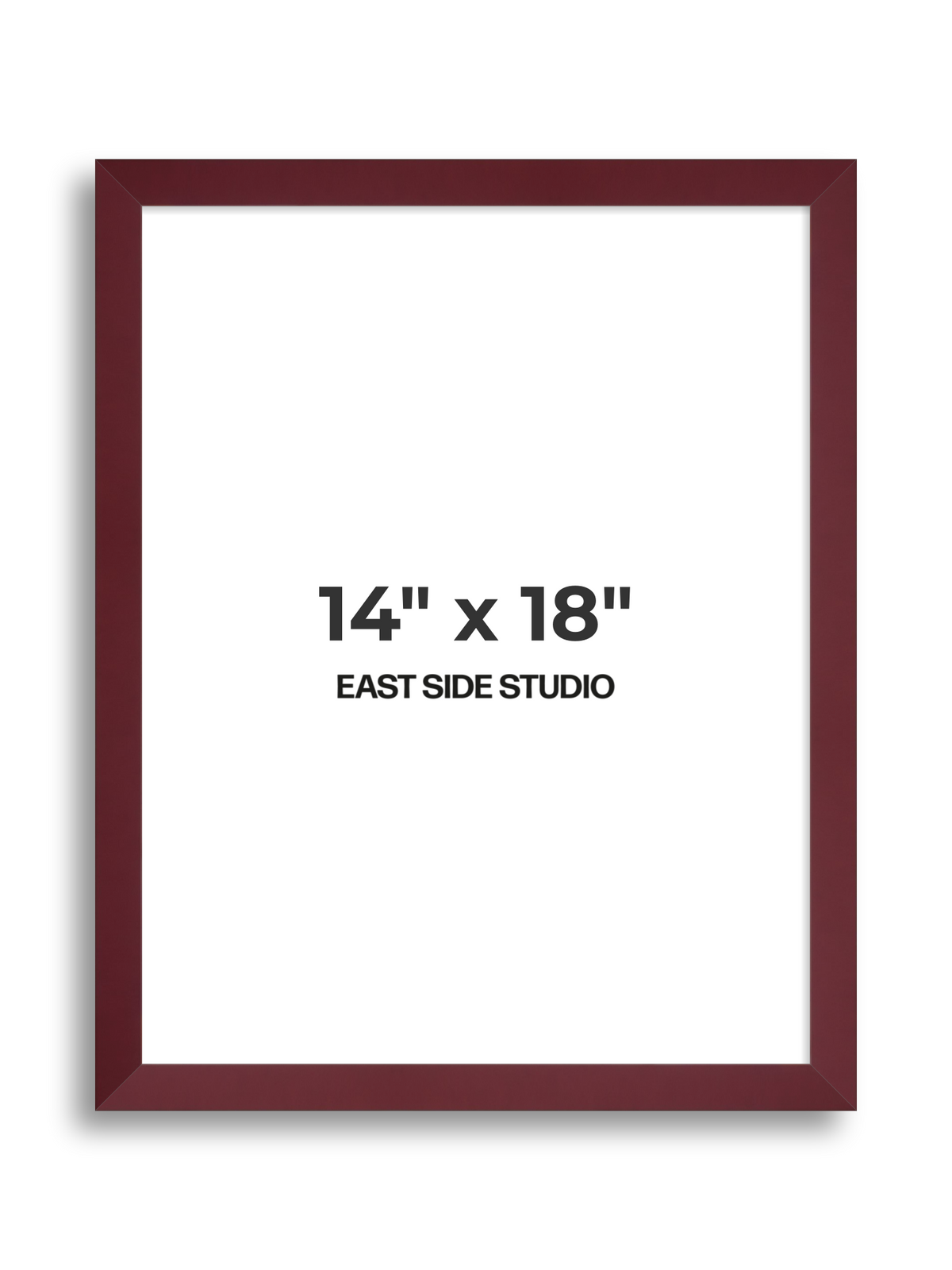 Burgundy 14" x 18" picture frame