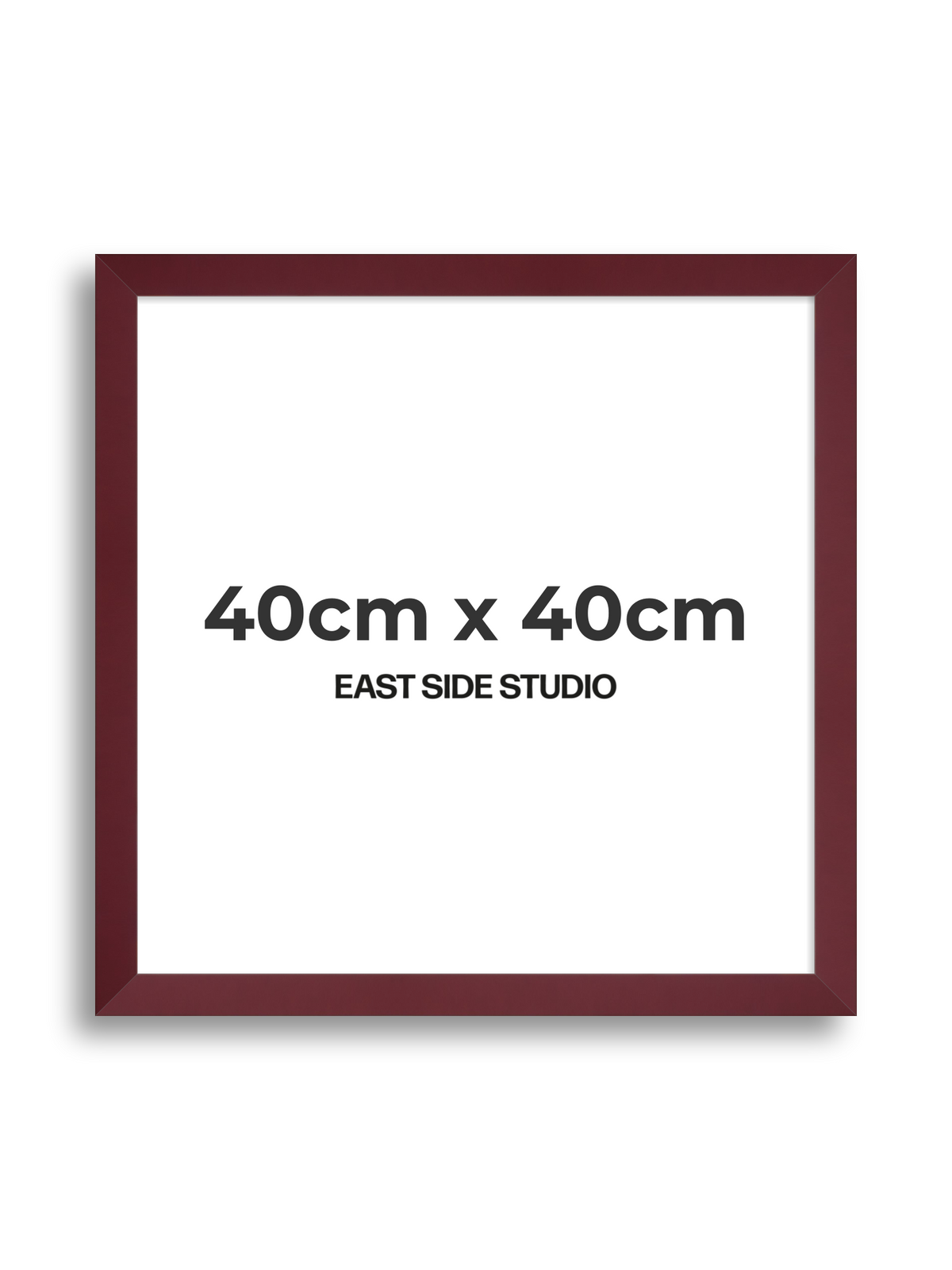 Burgundy 40cm x 40cm picture frame