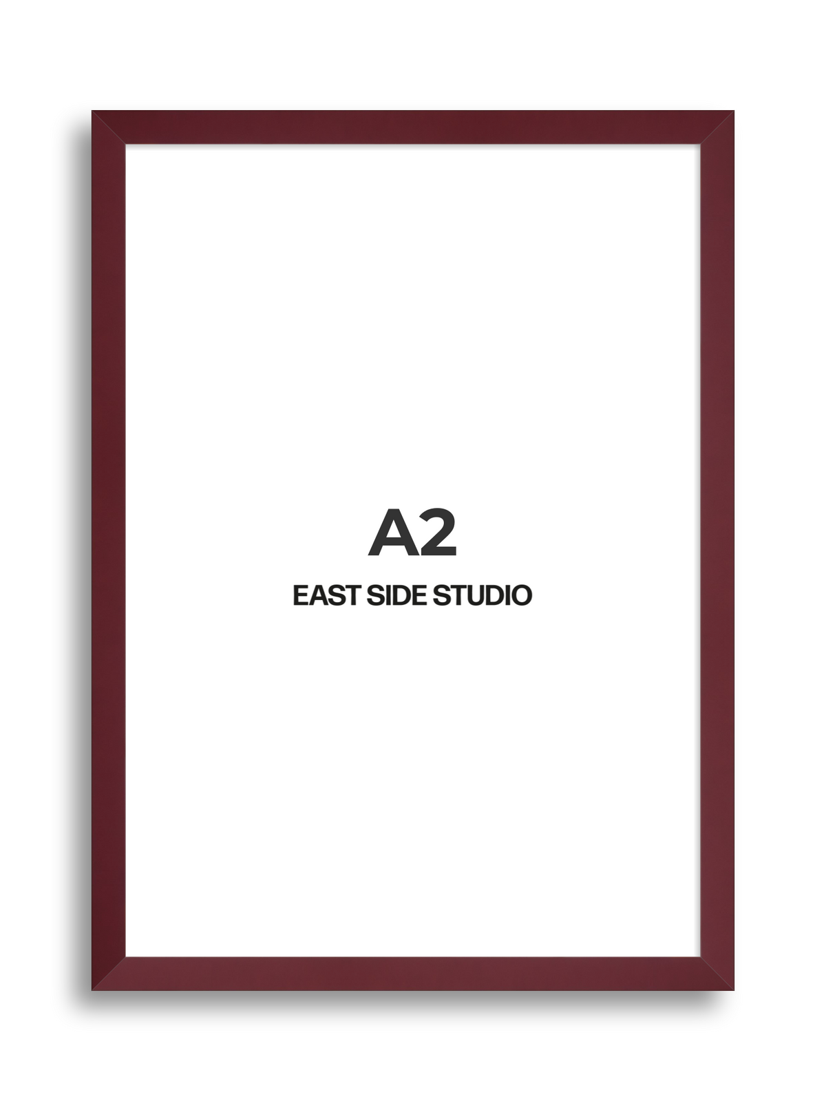 Burgundy A2 picture frame