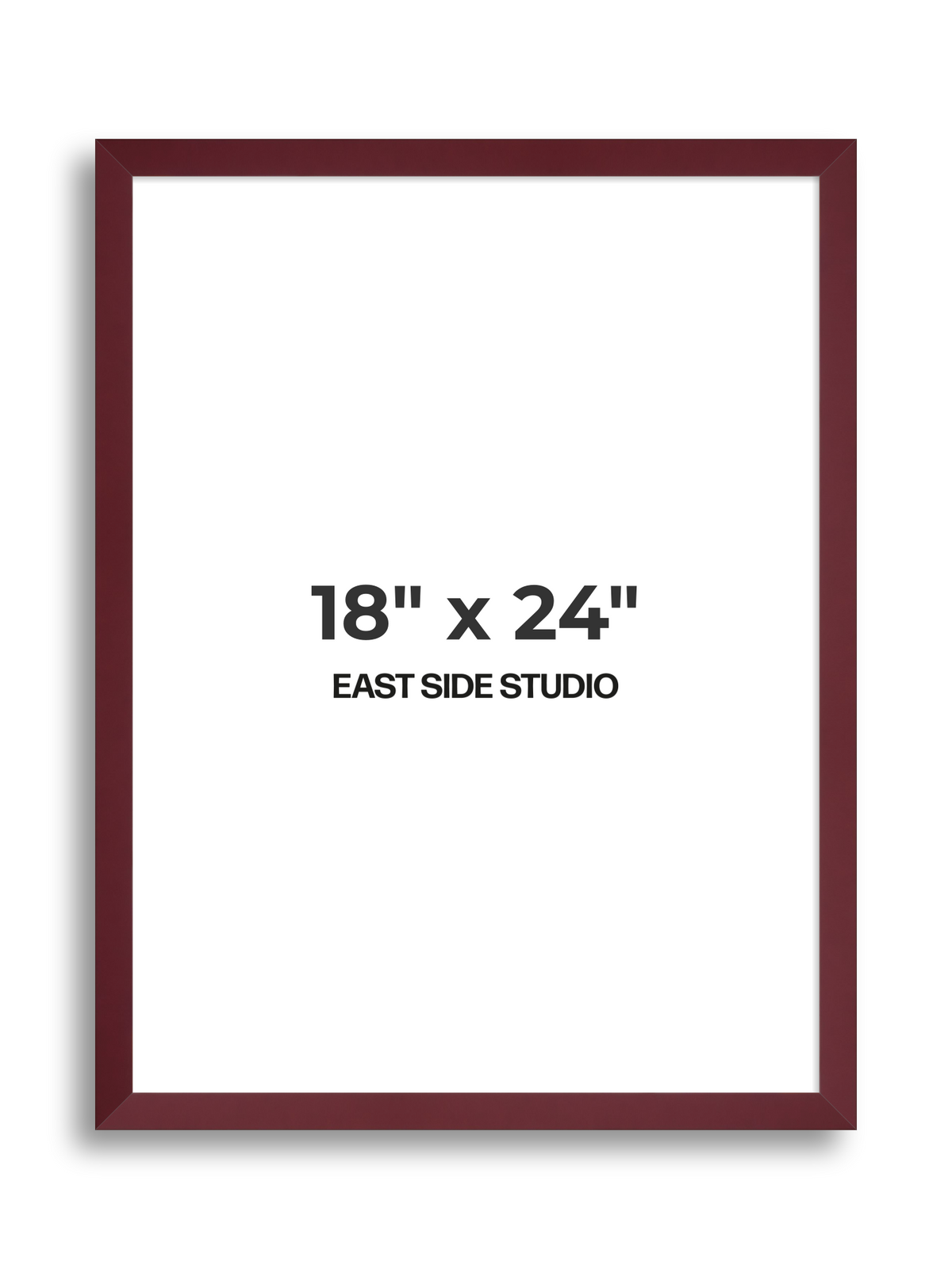 Burgundy 18" x 24" picture frame