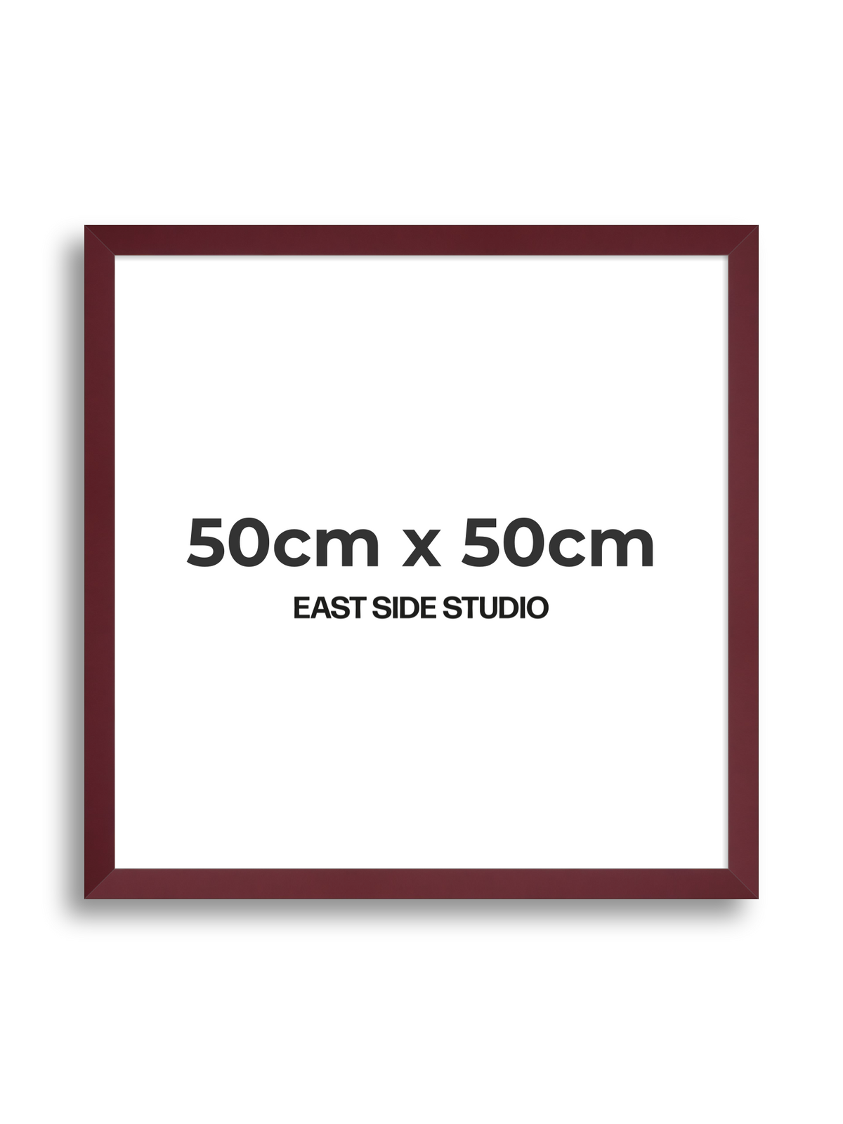 Burgundy 50cm x 50cm picture frame