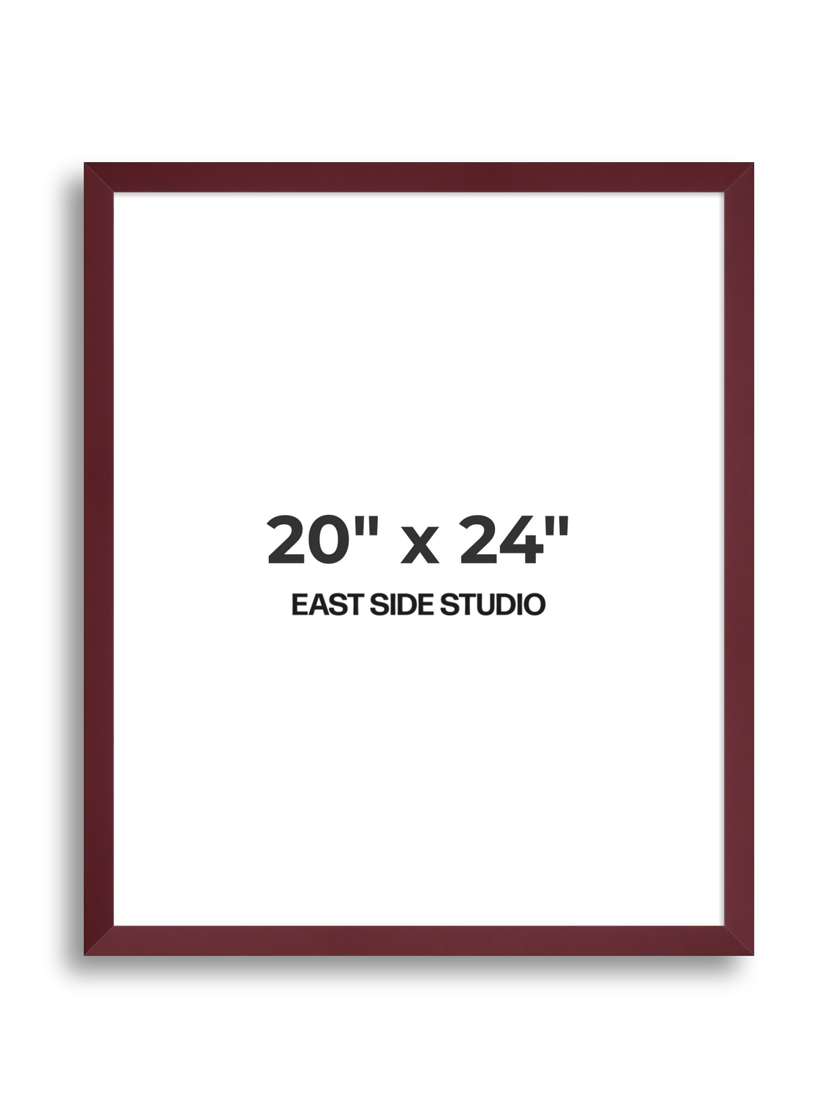 Burgundy 20" x 24" picture frame