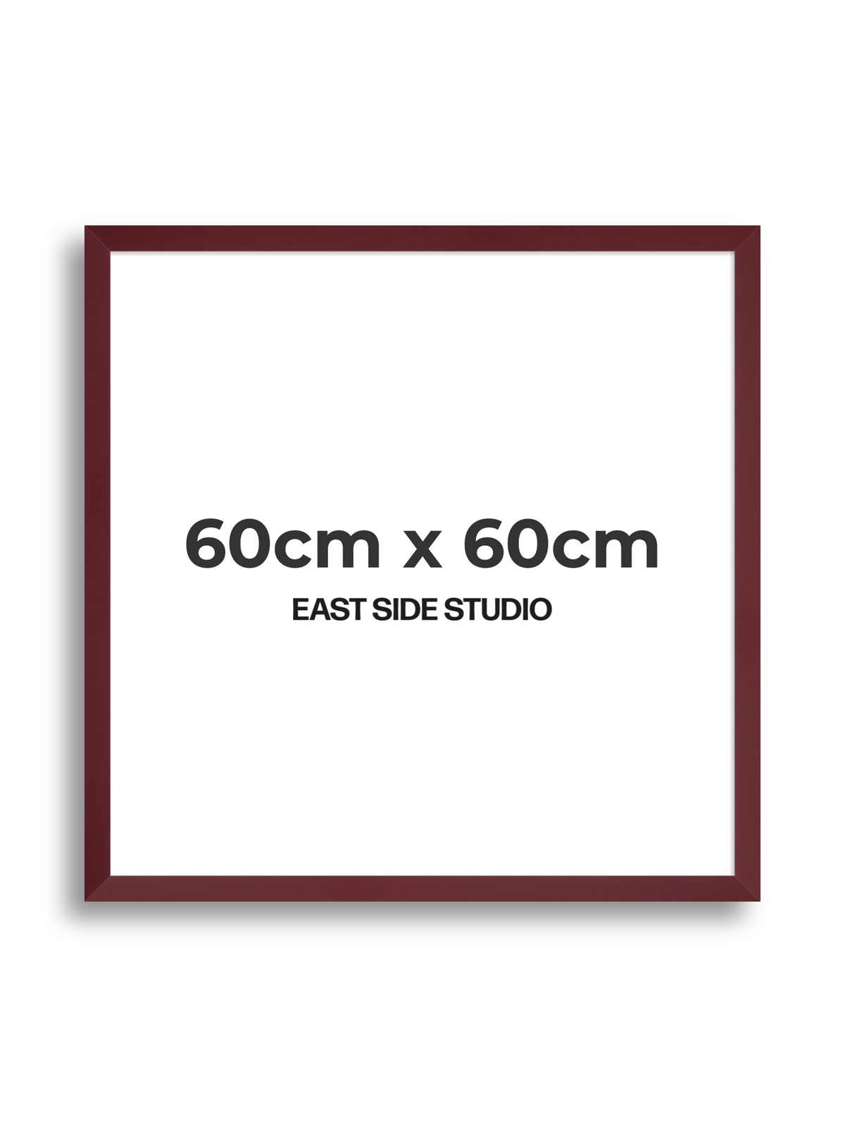 Burgundy 60cm x 60cm picture frame