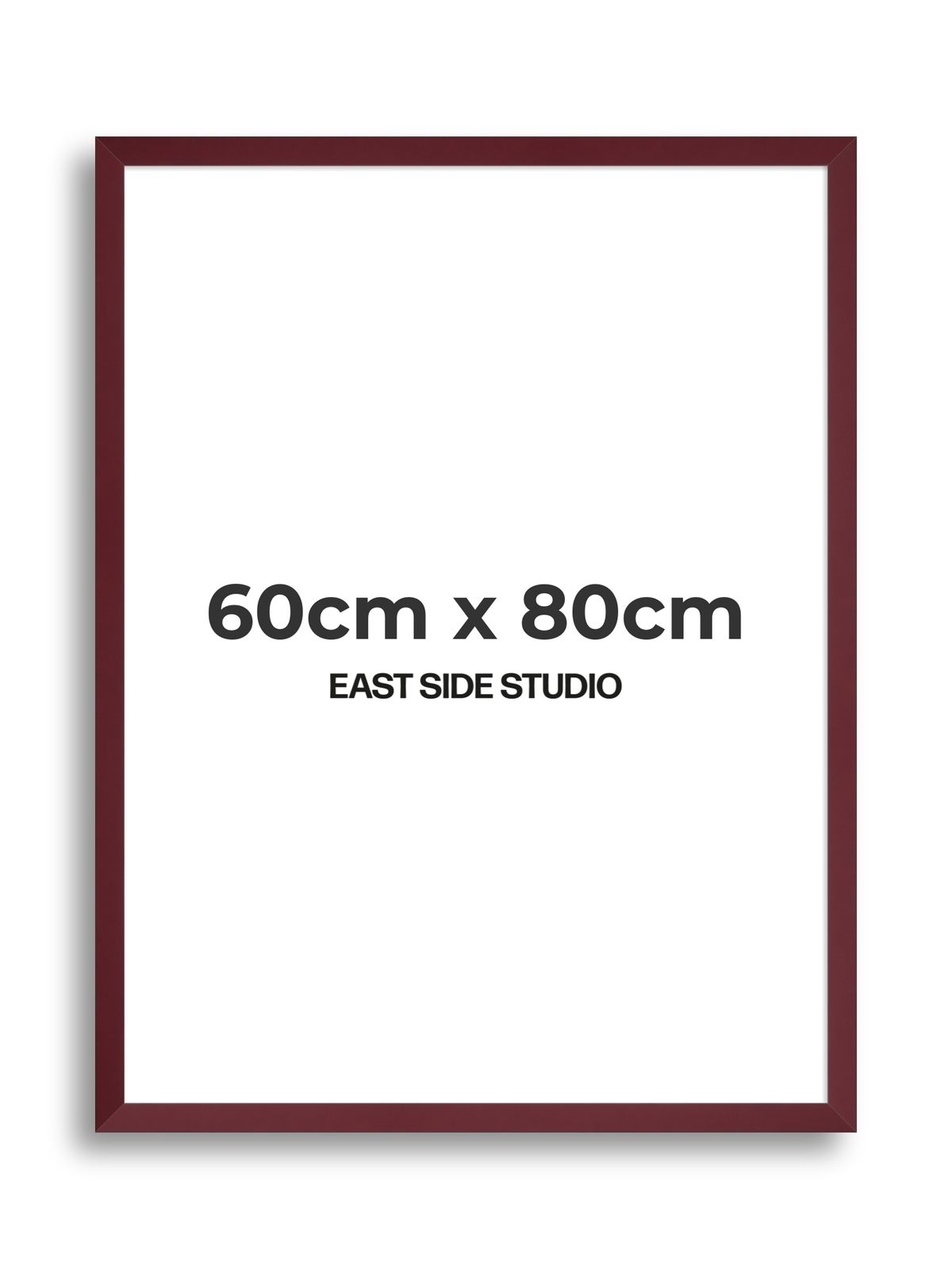 Burgundy 60cm x 80cm picture frame