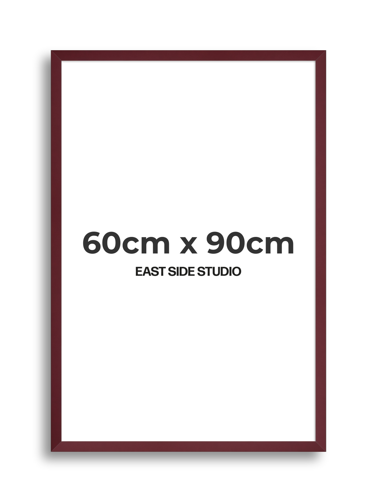 Burgundy 60cm x 90cm picture frame
