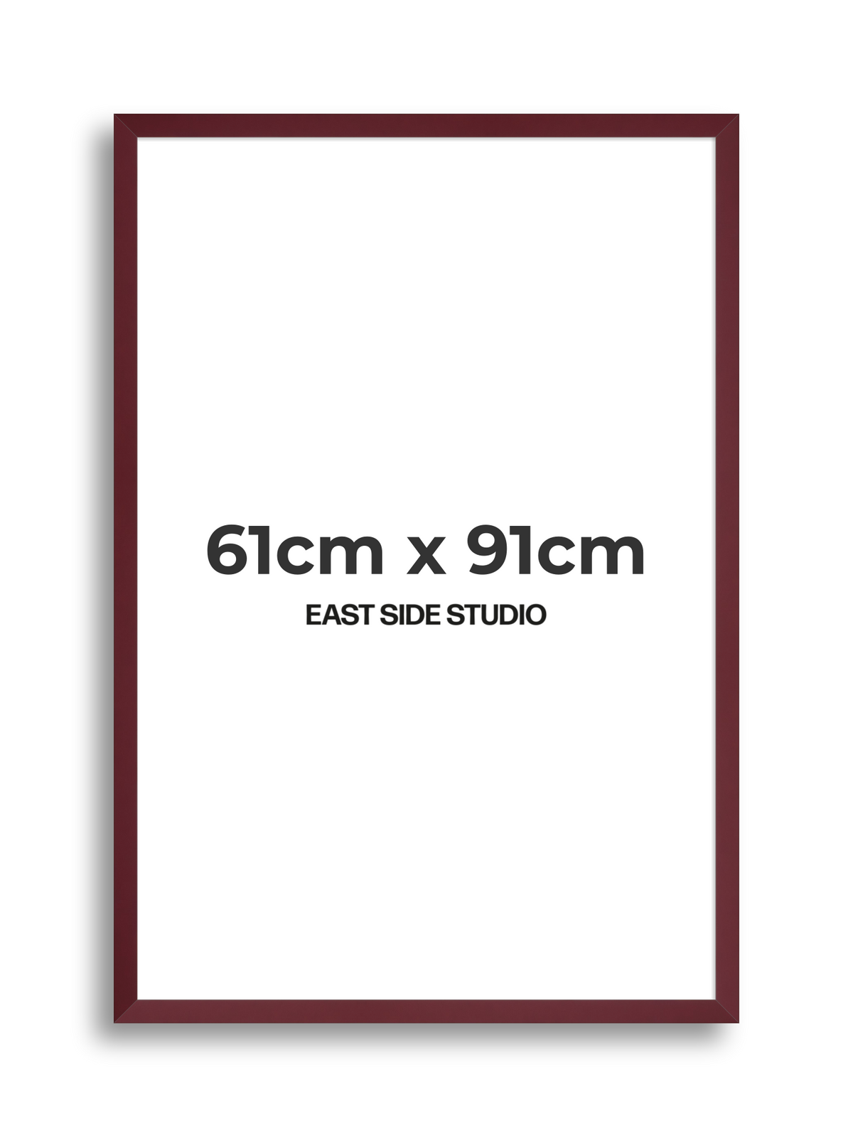 Burgundy 61cm x 91cm picture frame