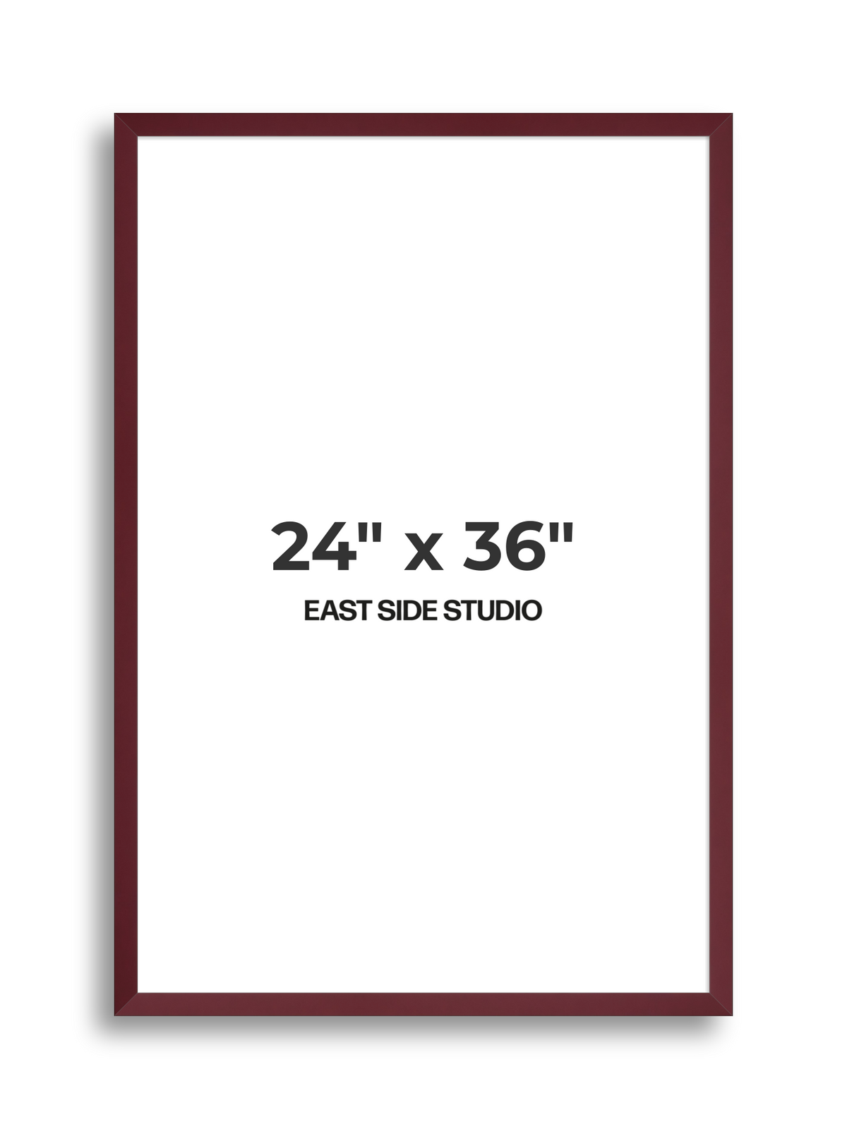 Burgundy 24" x 36" picture frame