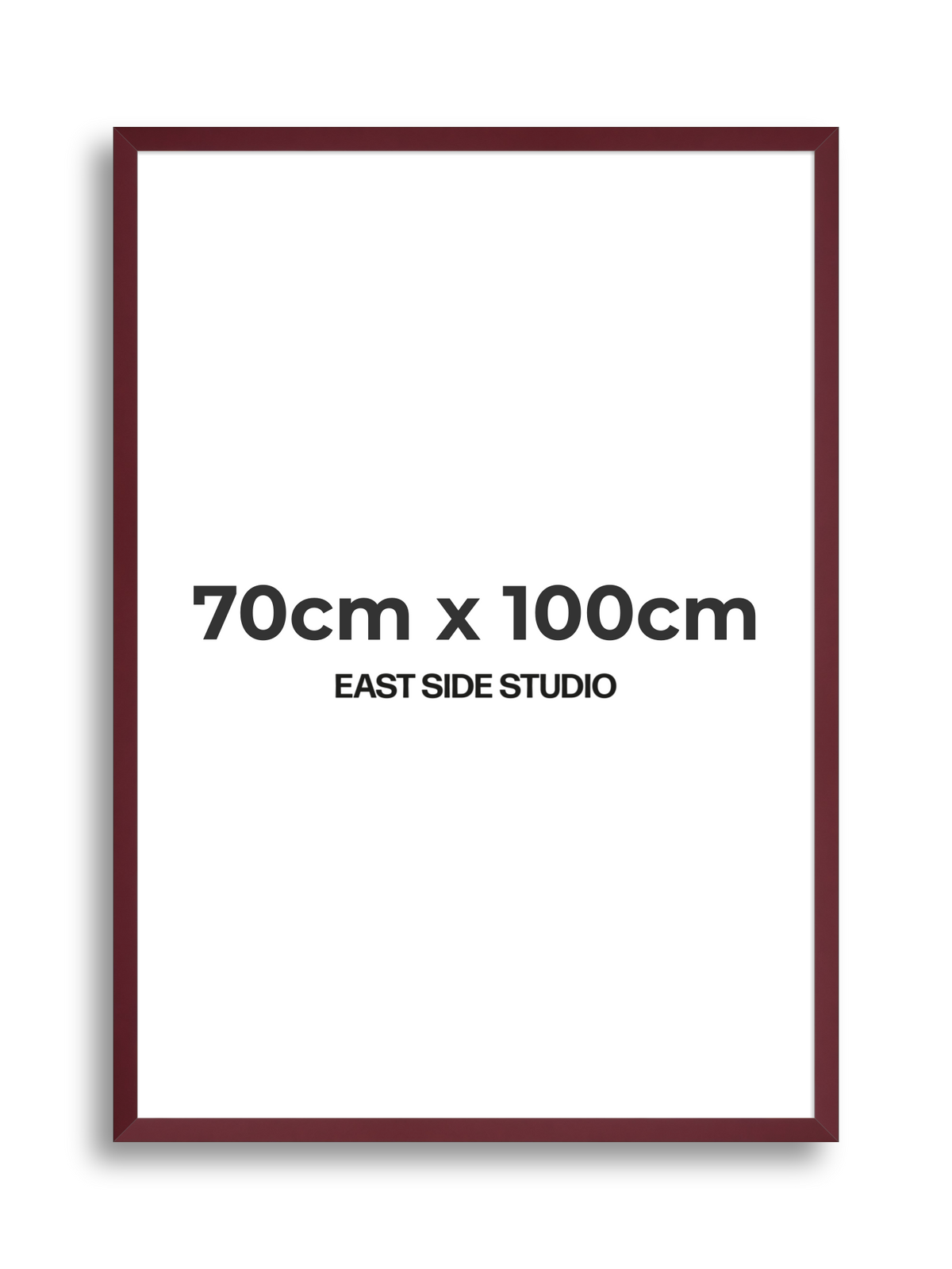 Burgundy 70cm x 100cm picture frame